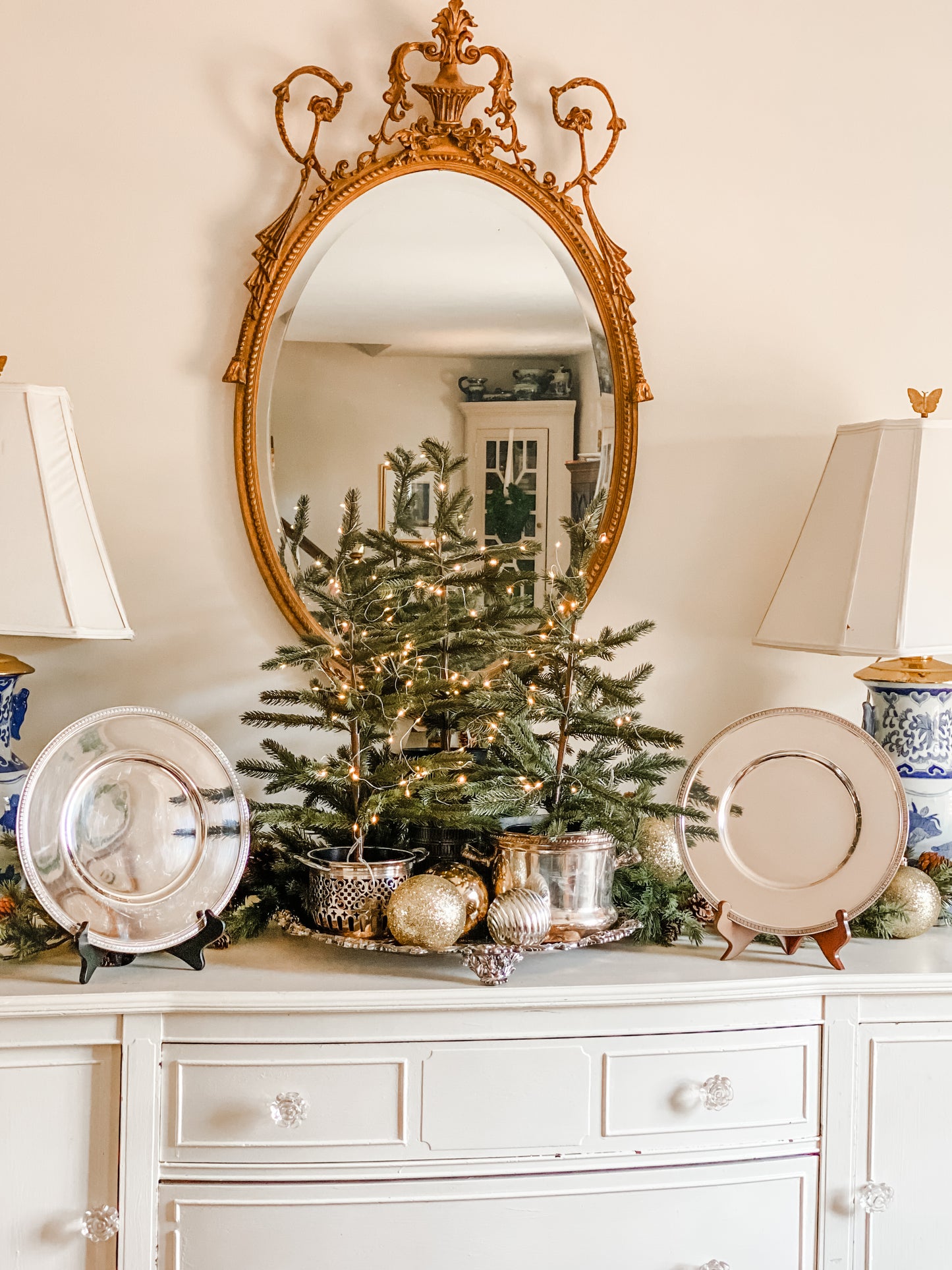 Pair of Chargers Made by the Renowned Brand, Christofle