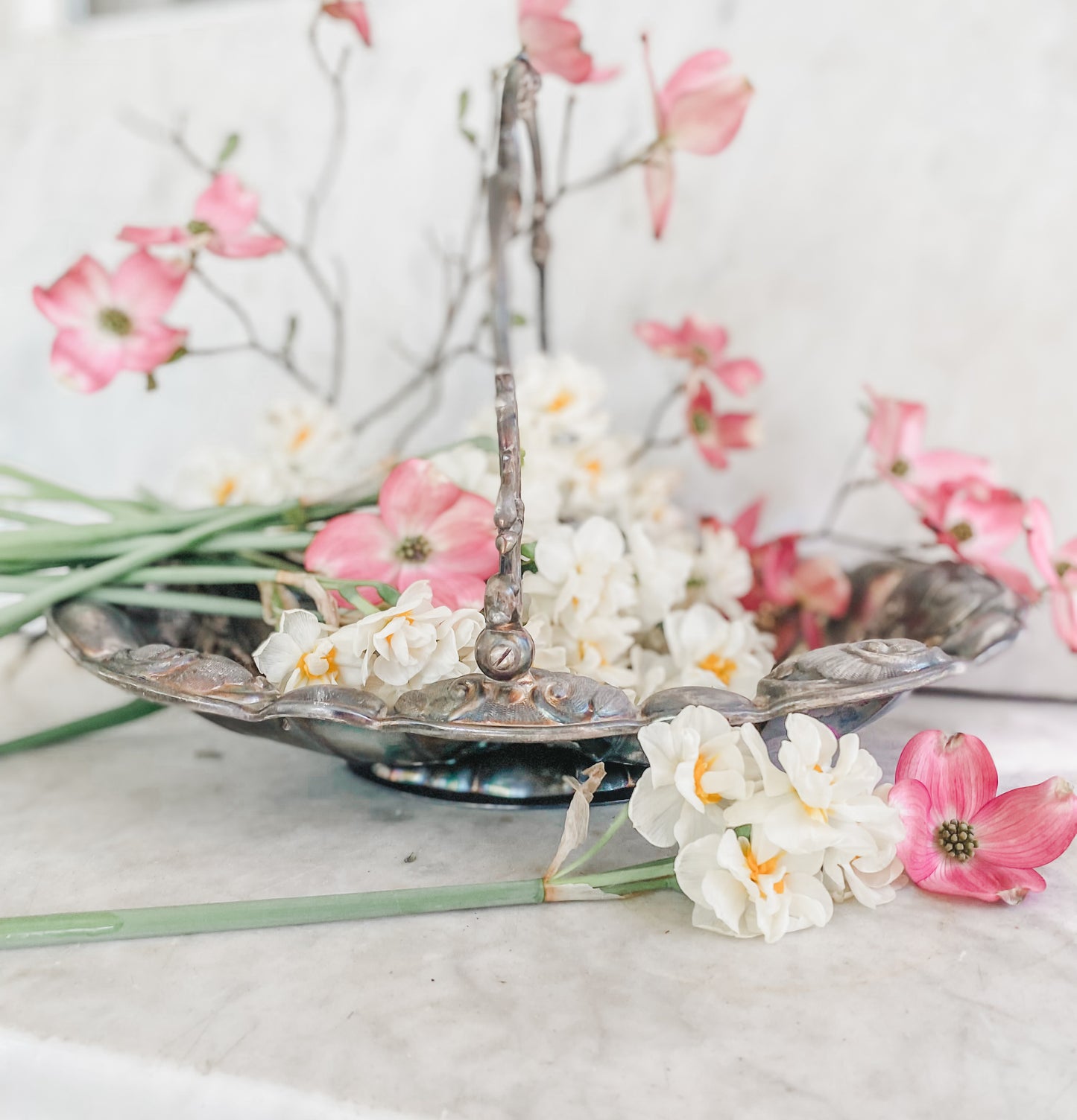 Antique Victorian Bridal Basket – Brittania Plate