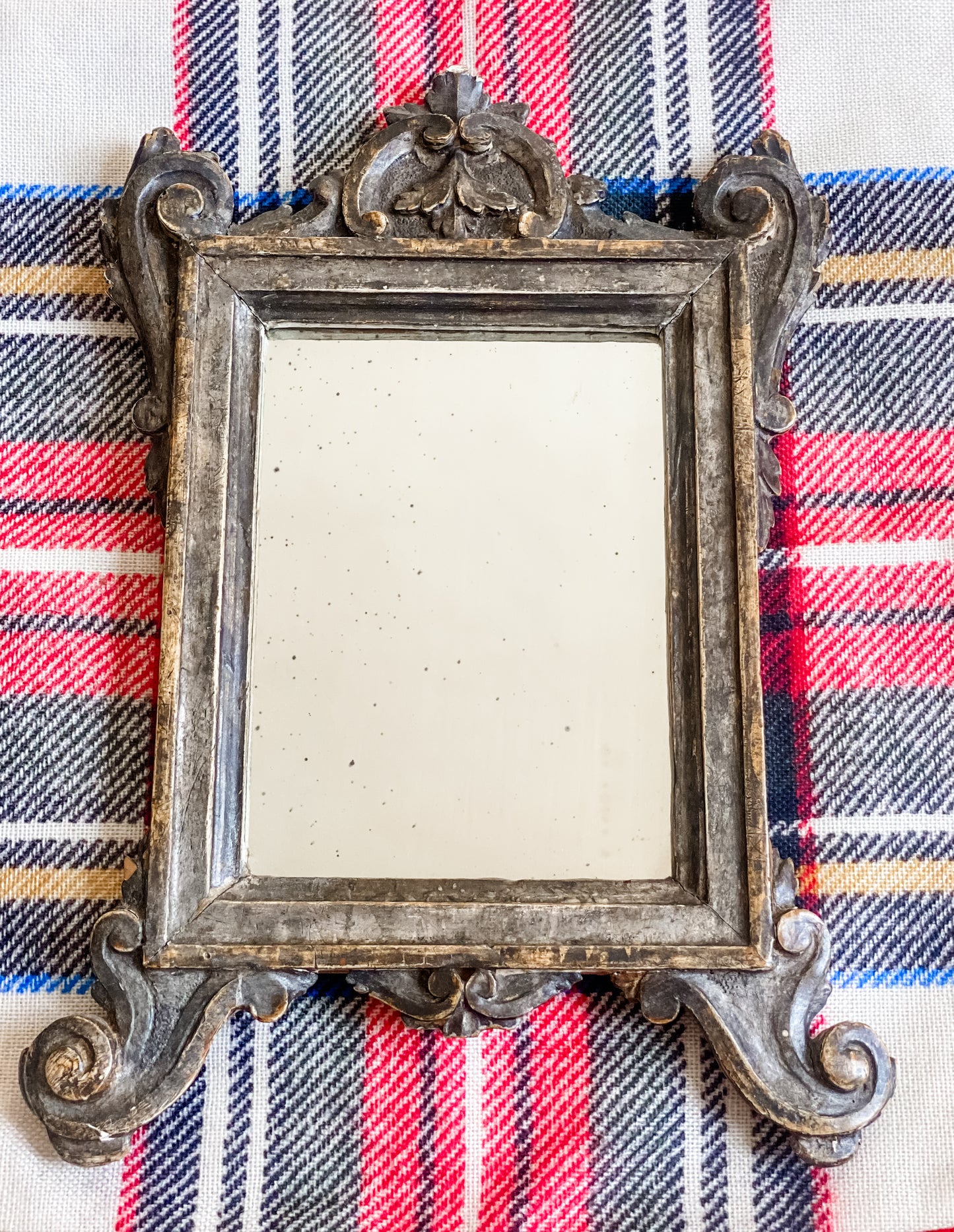 Antique Italian Florentine Carved Mirror