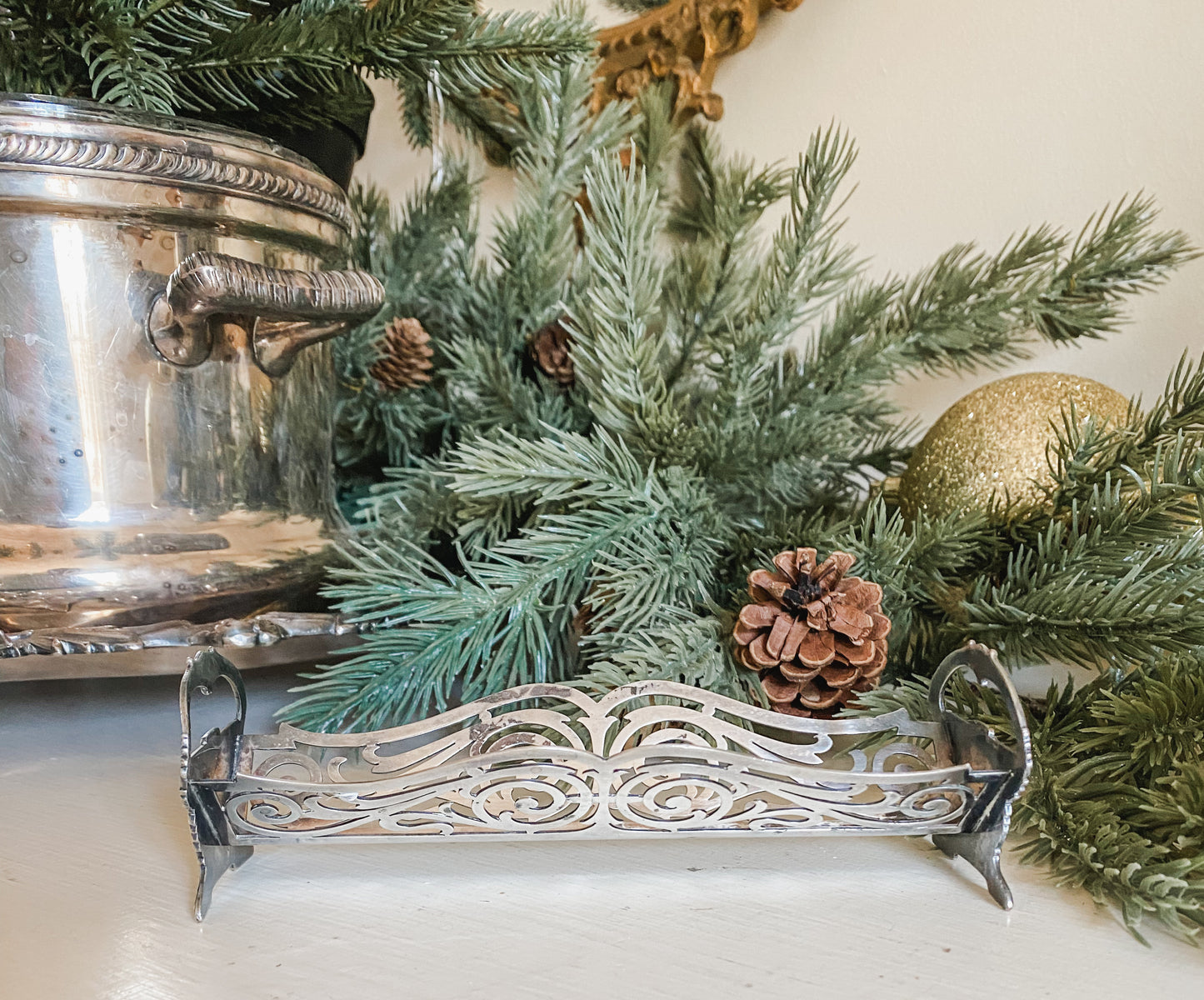 Antique Sugar Cube Holder