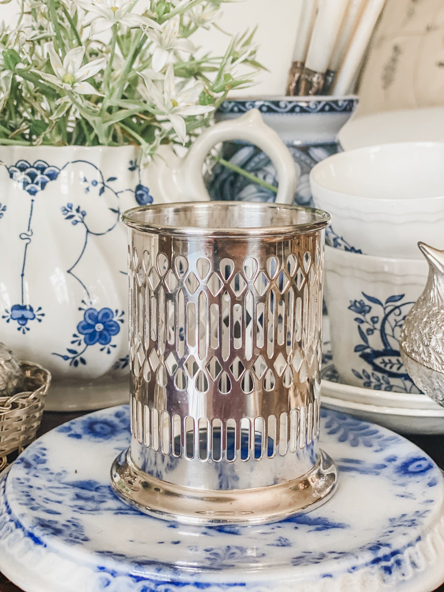 Bottle Holder Made by International Silver Co.