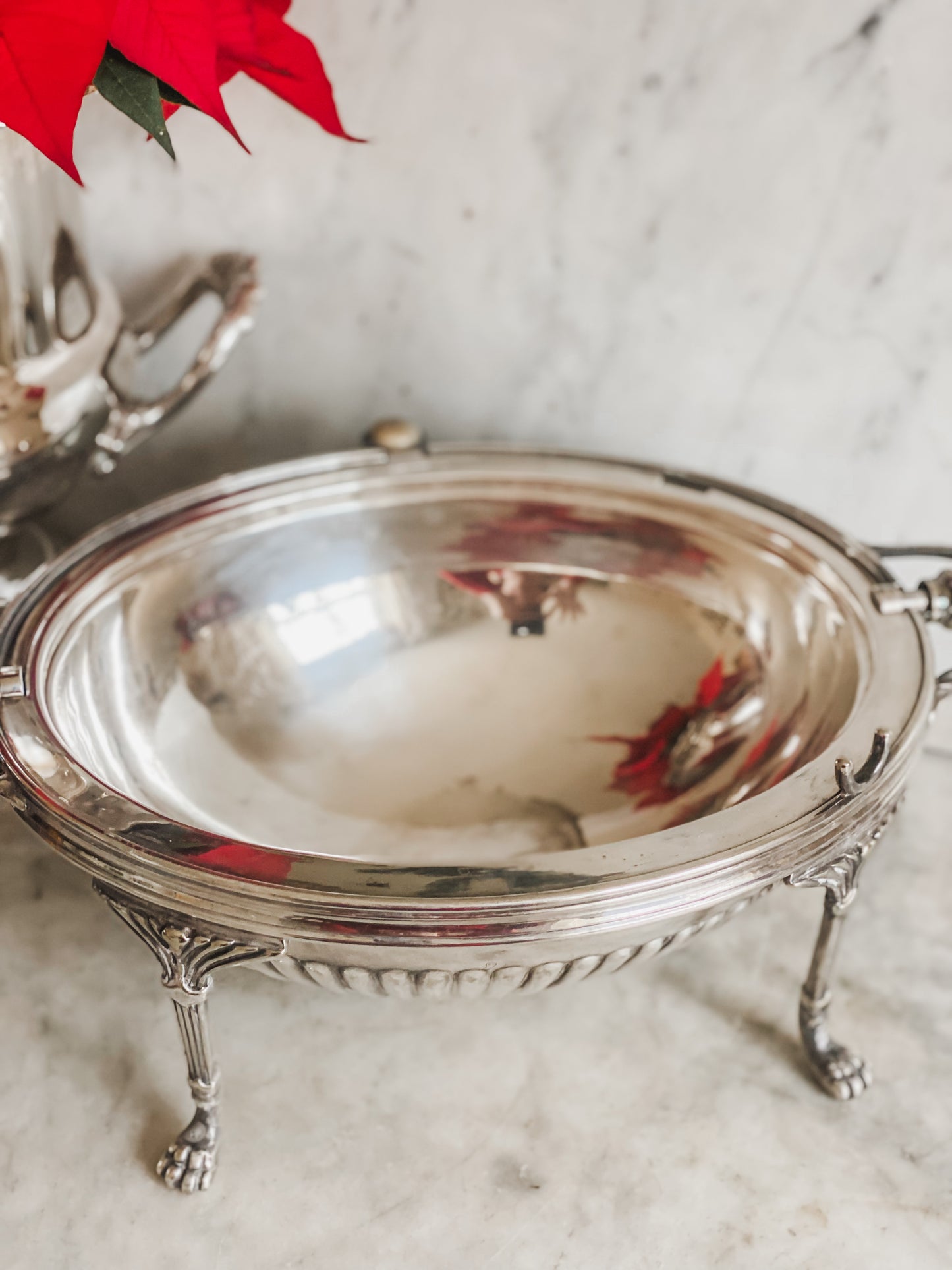 Large Antique Revolving Dome Server