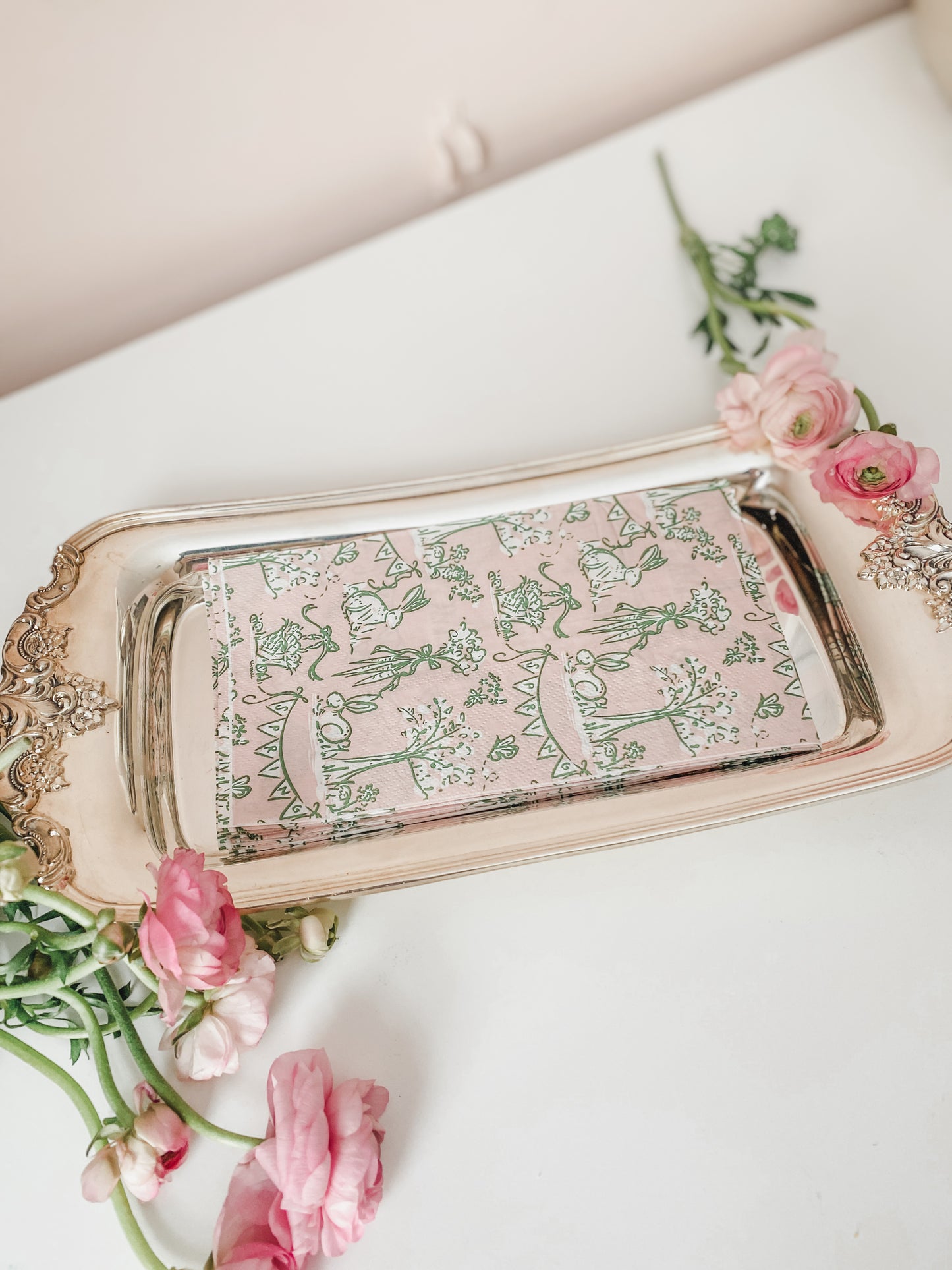 Wallace Baroque Silverplate Tray