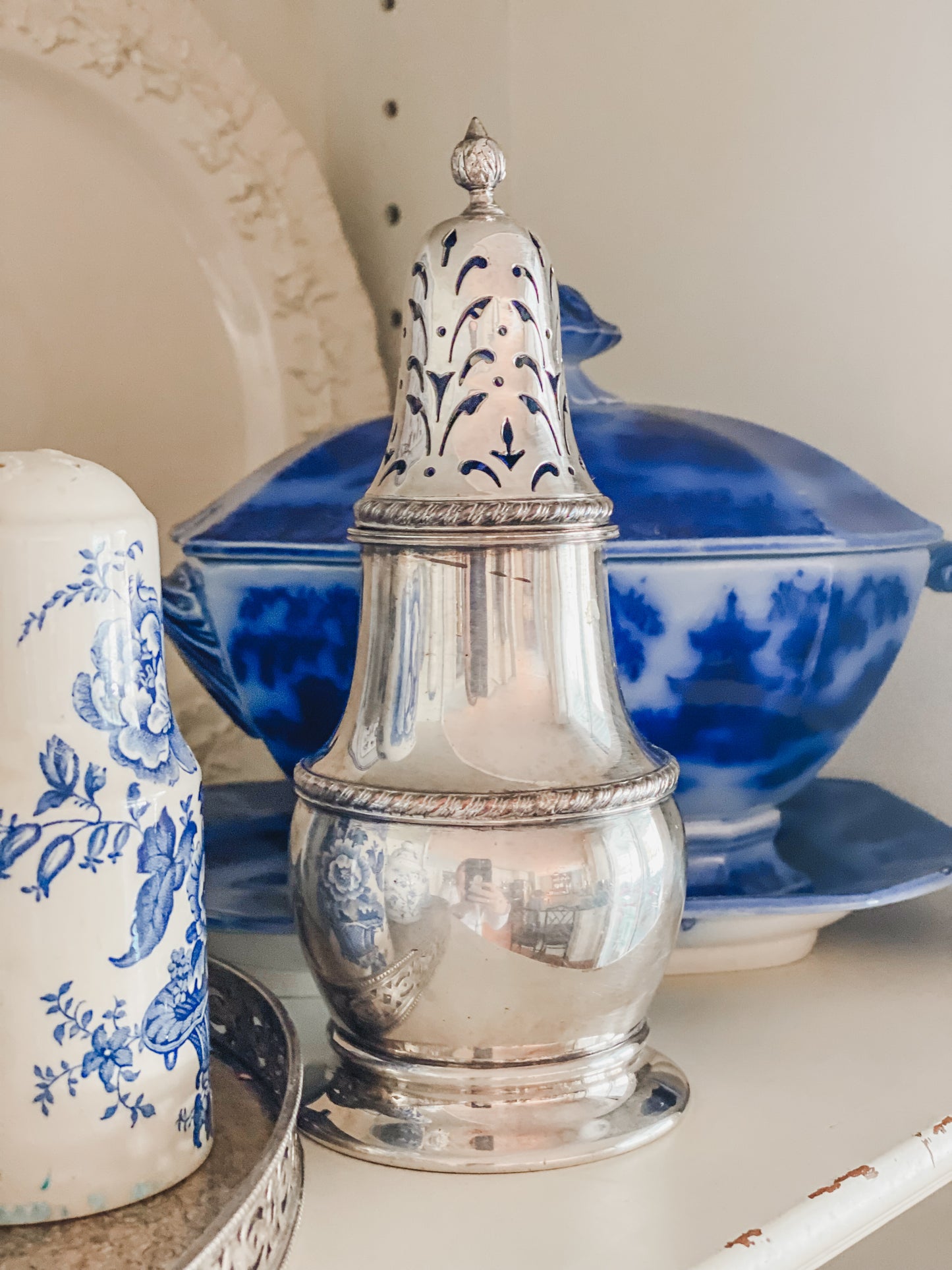 Delightful and Useful Antique Muffineer