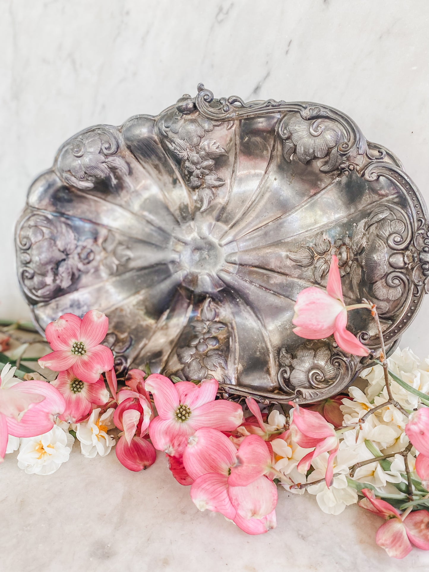 Antique Victorian Bridal Basket – Brittania Plate