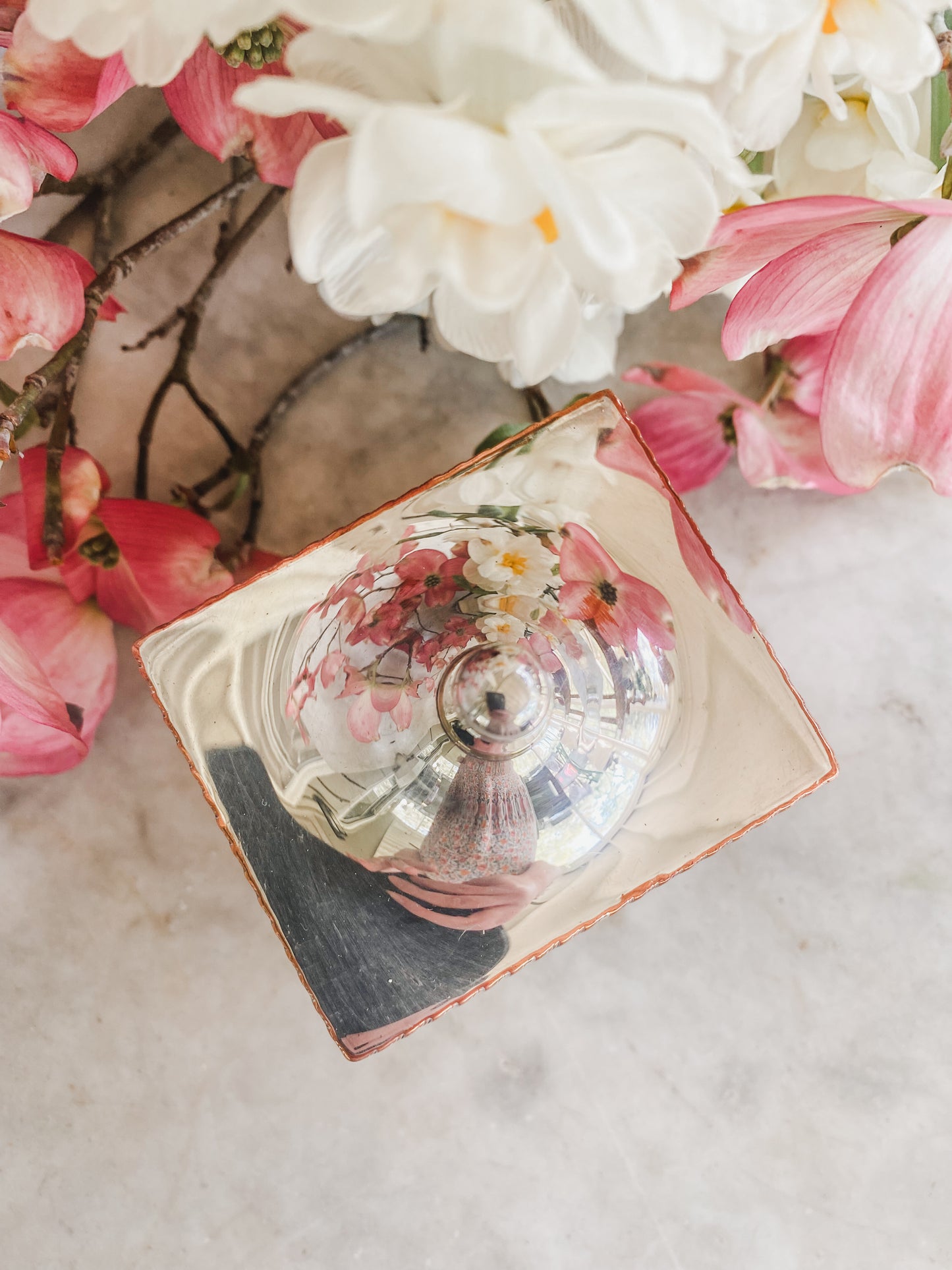 Glossy Antique Box | Possibly Old Sheffield Plate | 4.25” Tall