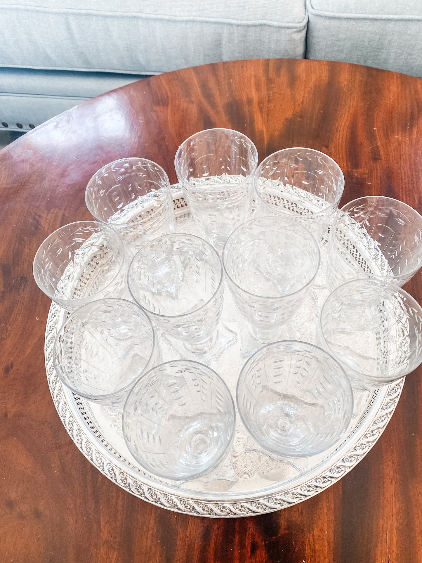 Coveted Round Gallery Tray