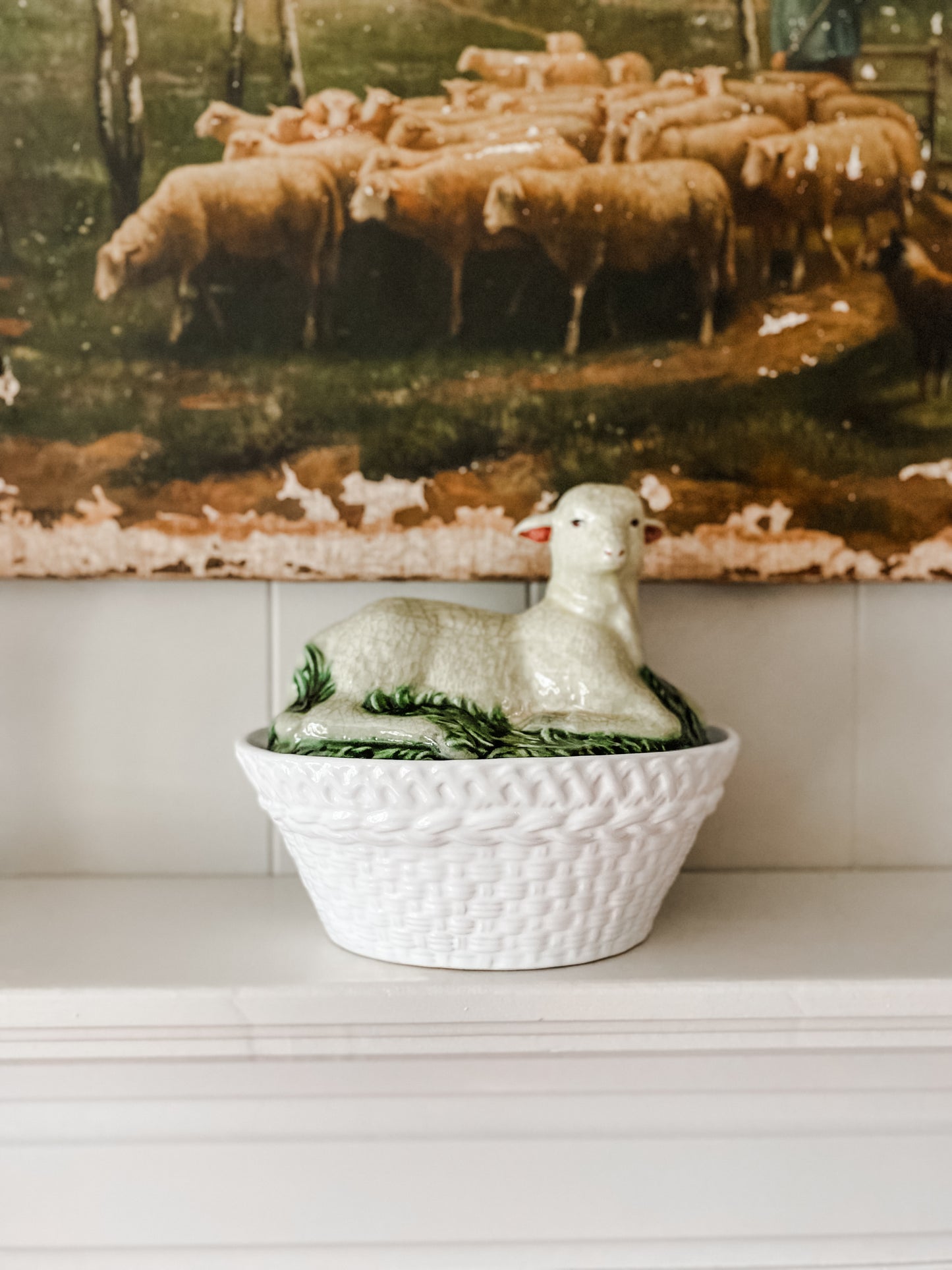 Mottahedeh Lamb Tureen Made in Portugal