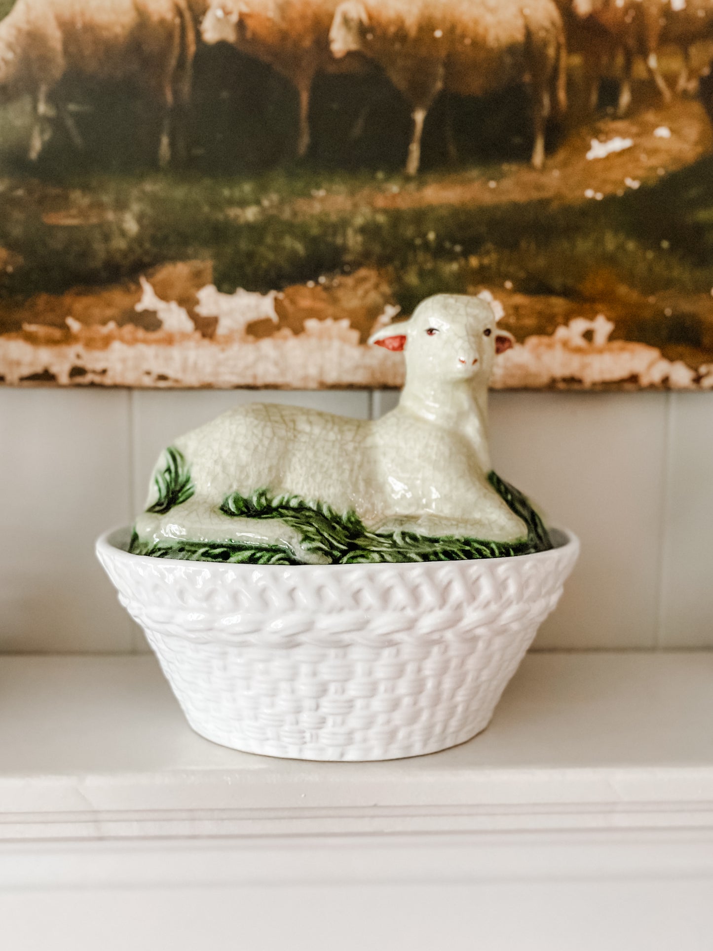 Mottahedeh Lamb Tureen Made in Portugal