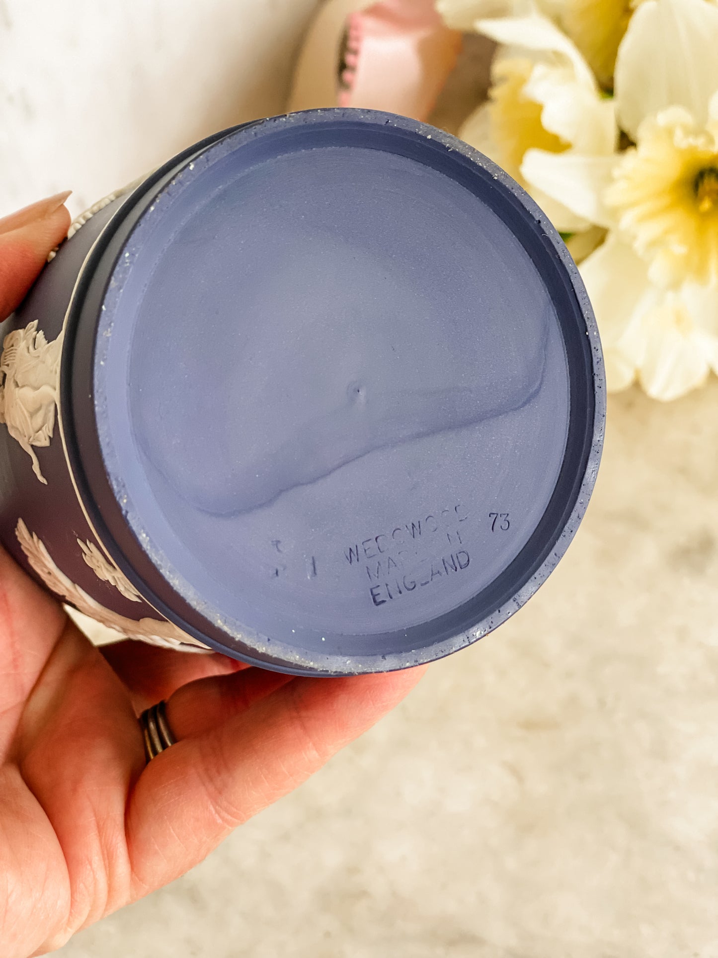 Antique Wedgwood Jasperware Tobacco Jar