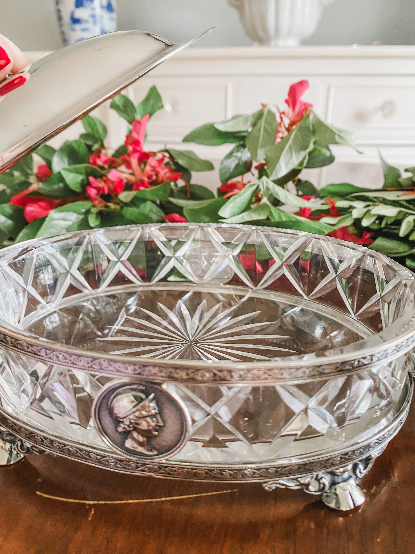 Exquisite Elkington & Co. English Double Handled Server from 1883