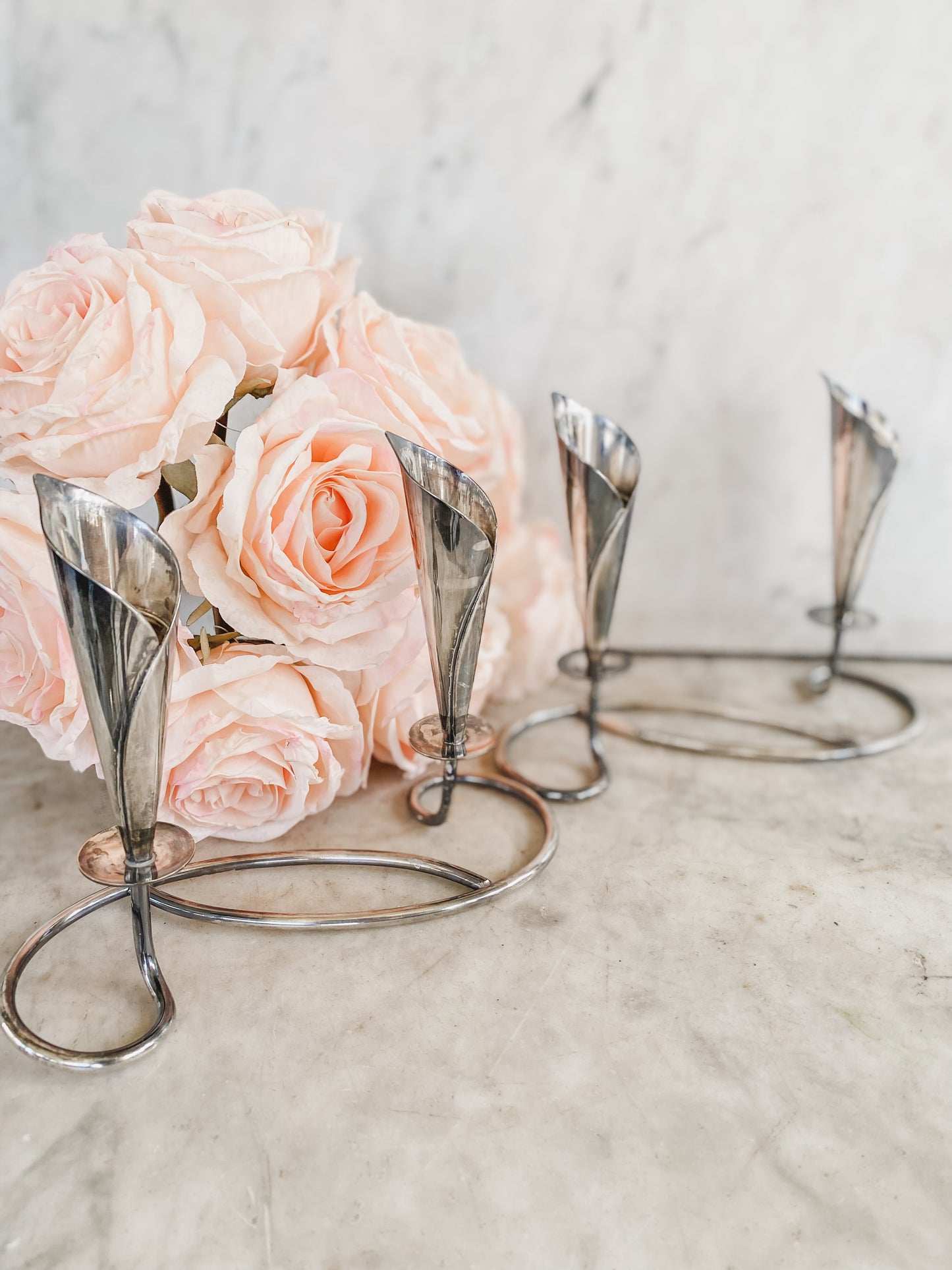 Danish Bud Vase Centerpiece