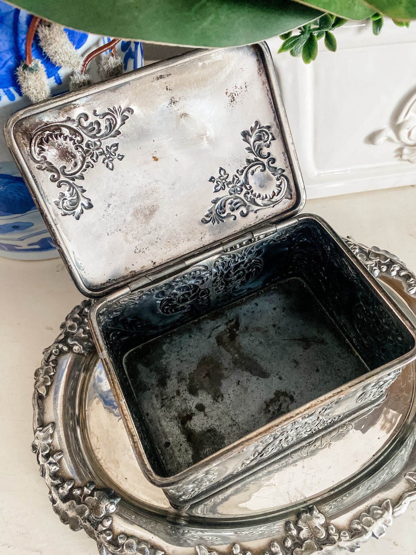 Antique Victorian Tobacco Box