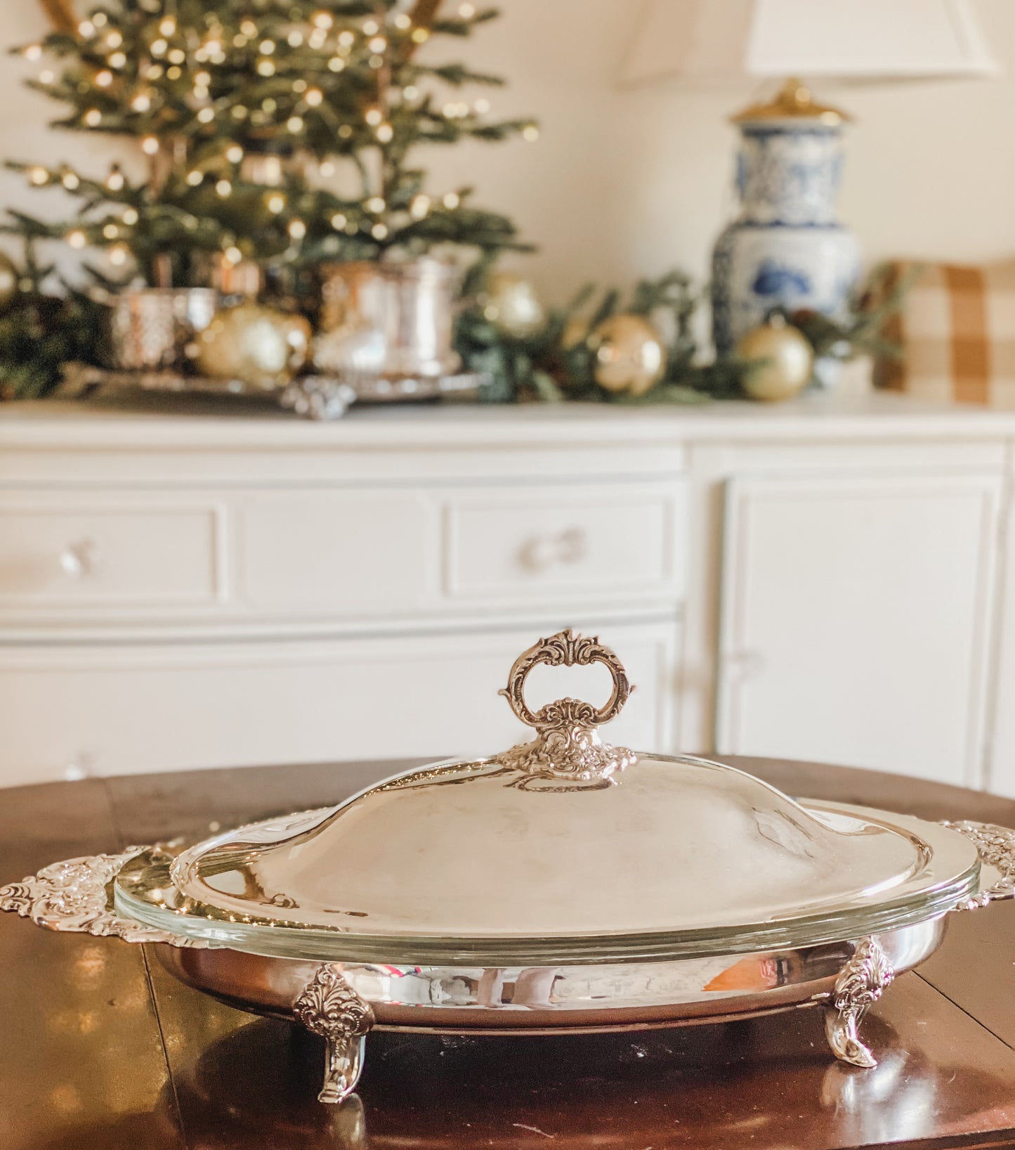 23" Long Huge Baroque Serving Dish