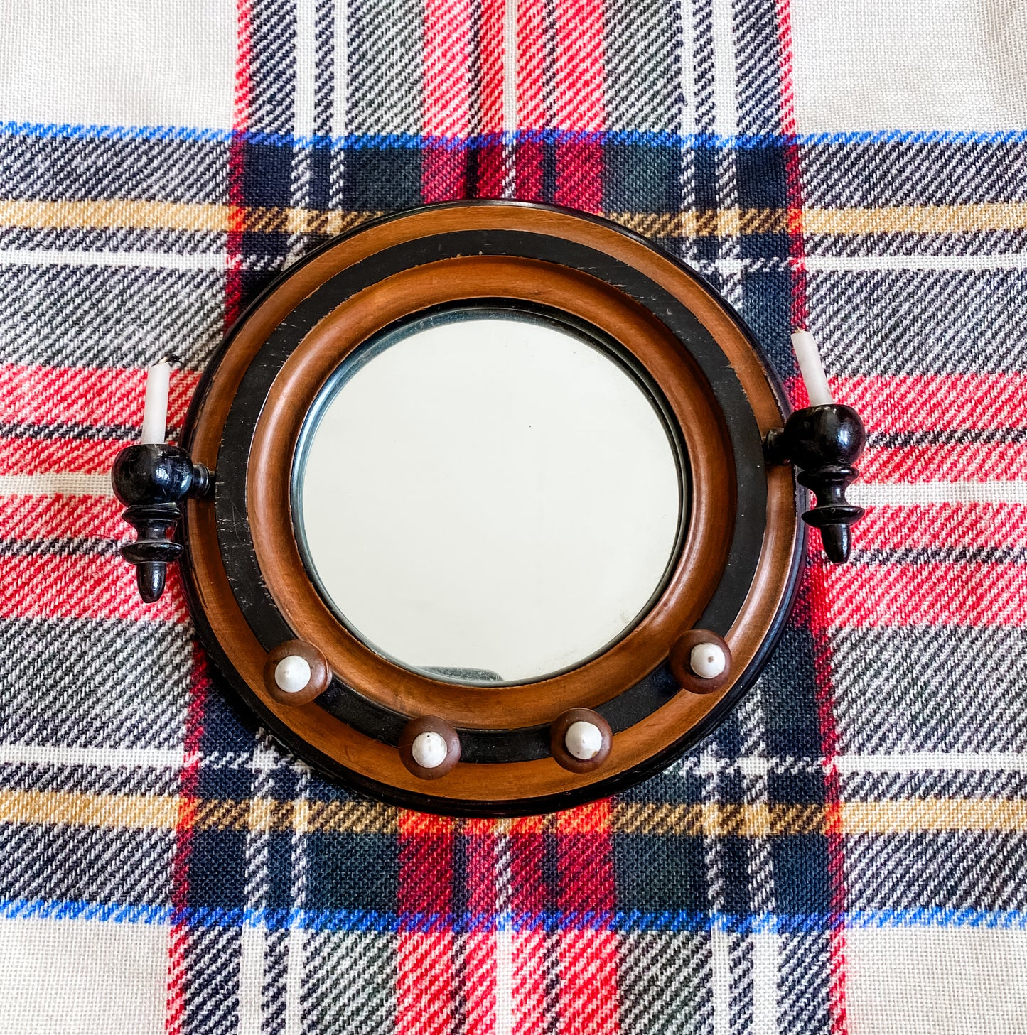 Antique Wooden Mirror