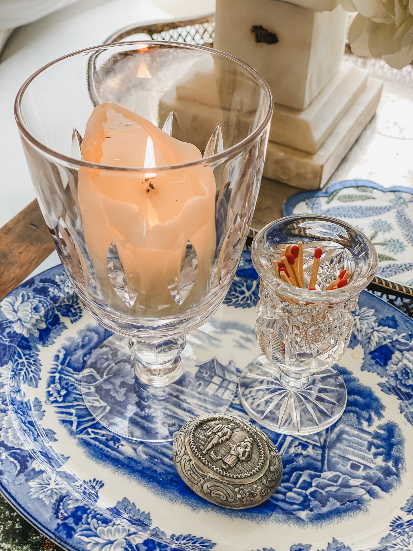 Substantial Glass Votive Holder