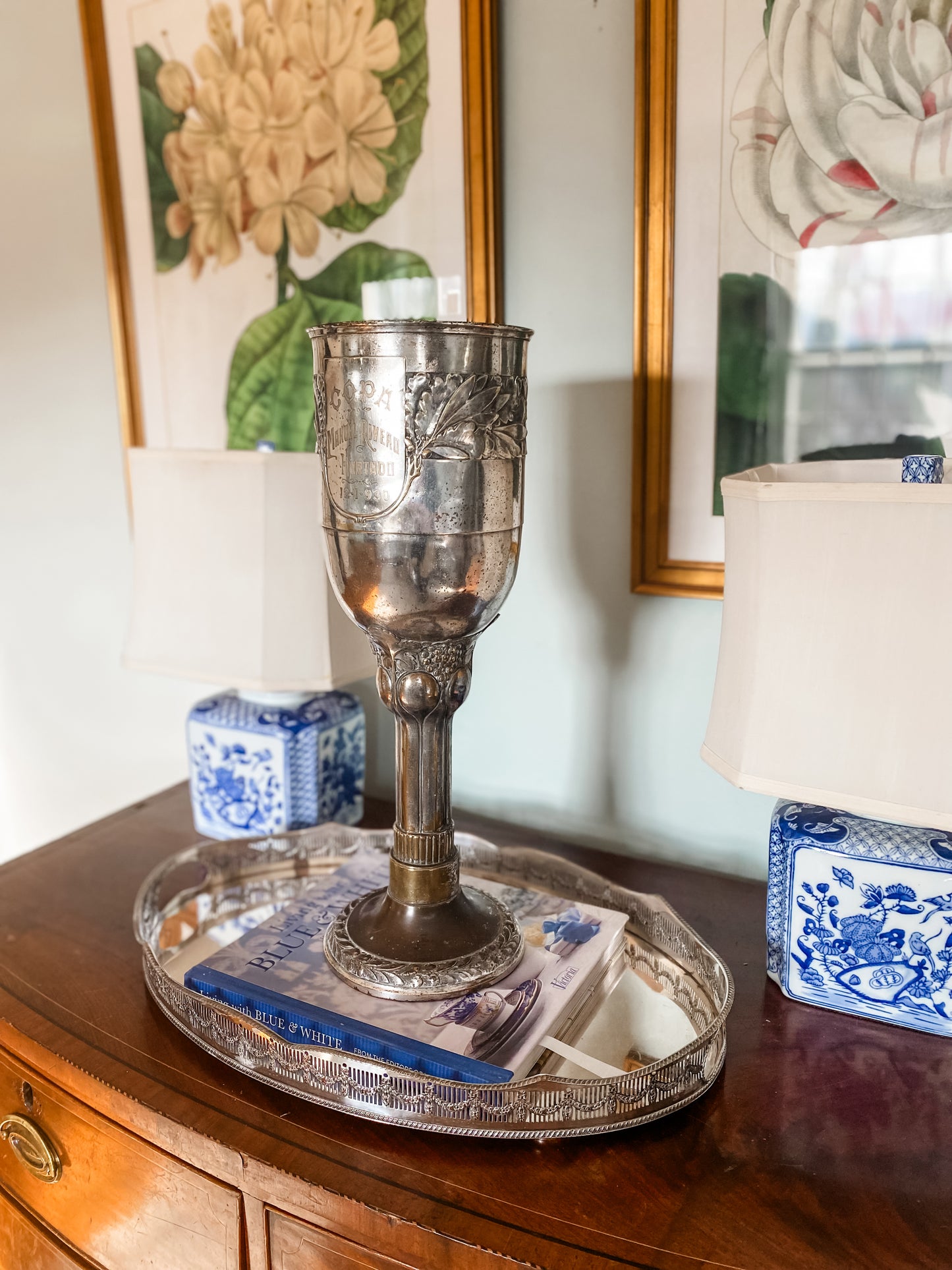 Historic Art Nouveau Trophy Champagne Bucket