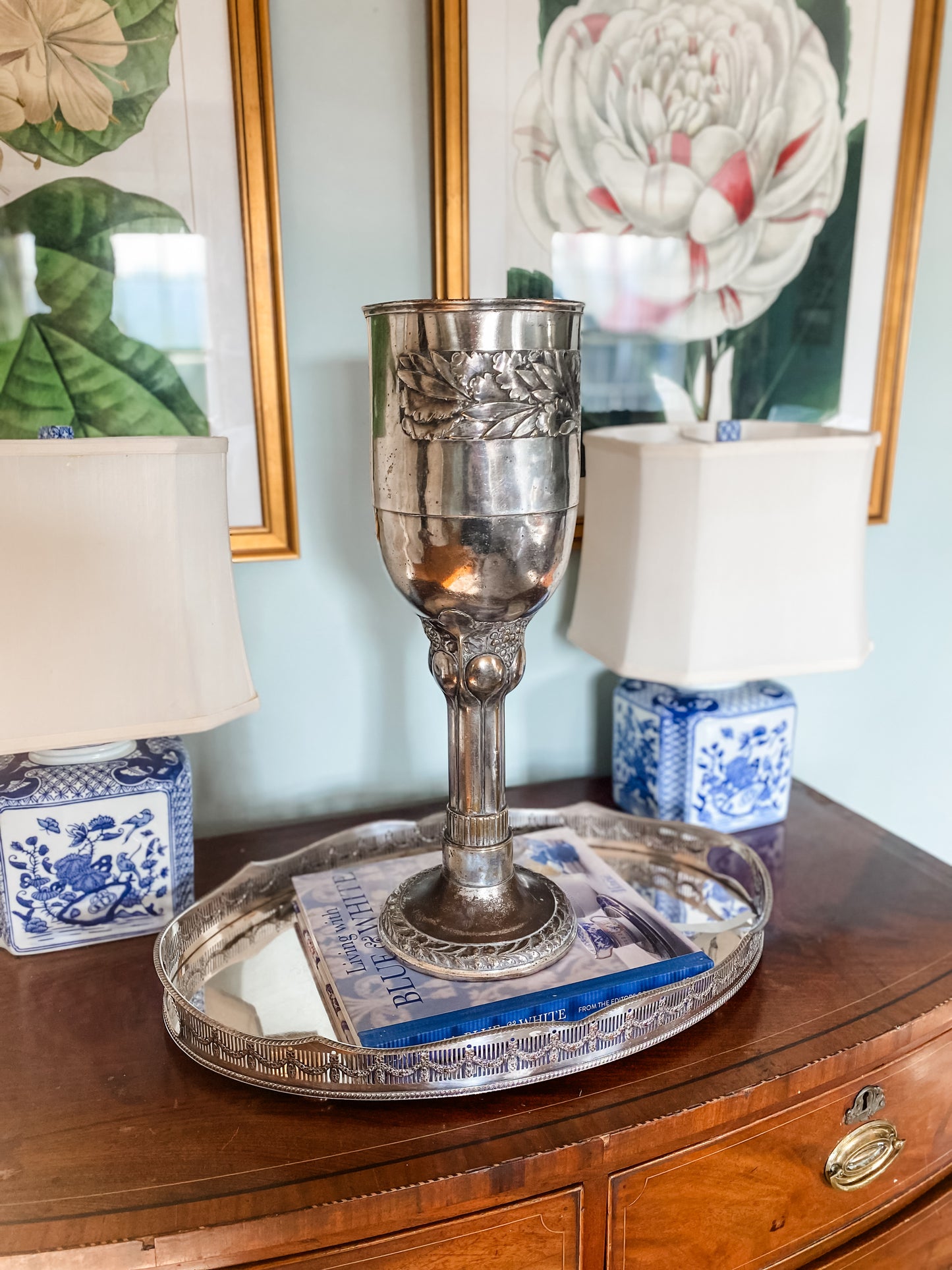 Historic Art Nouveau Trophy Champagne Bucket