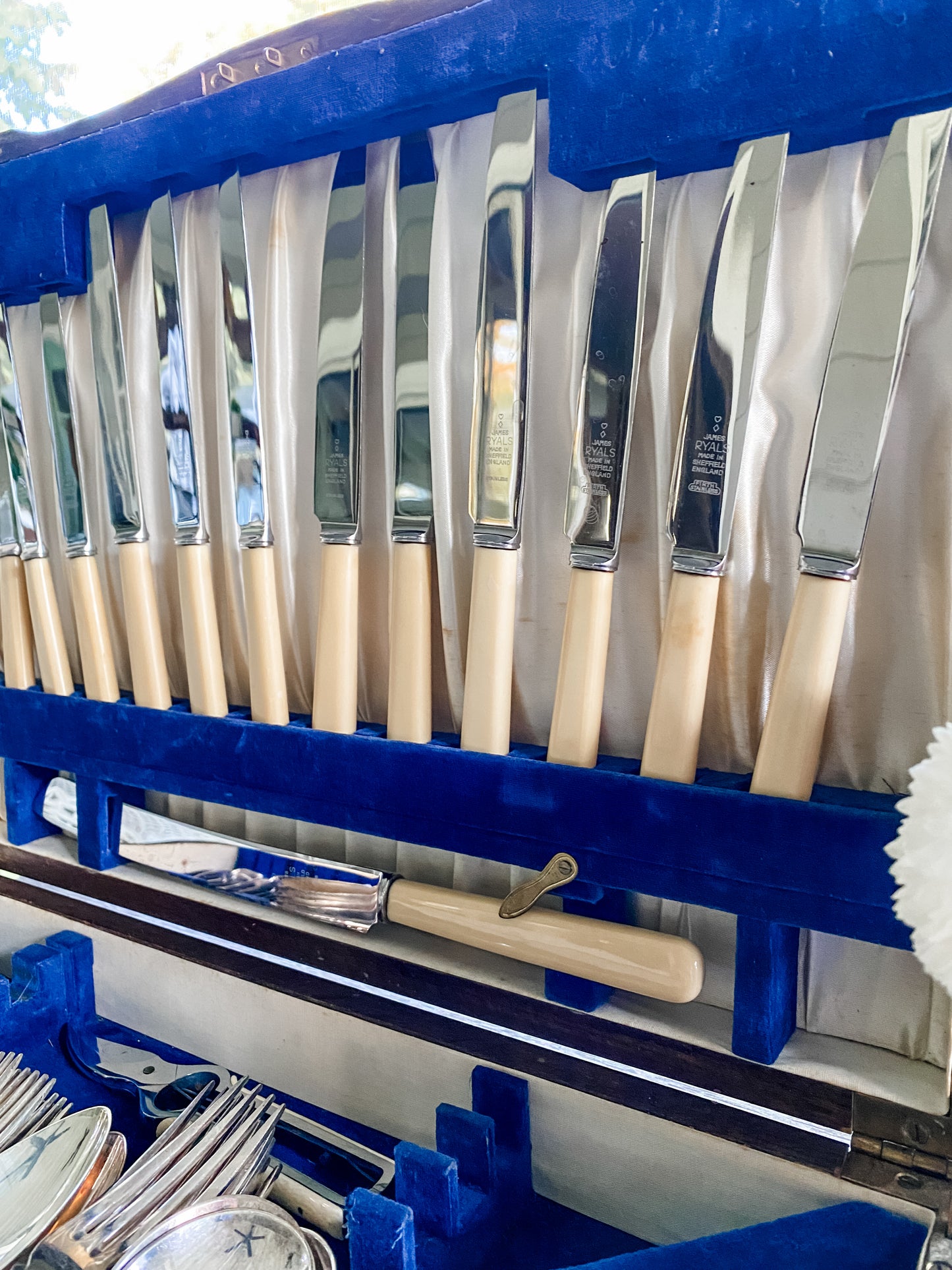 64 - Piece Sheffield James Ryal Flatware Set