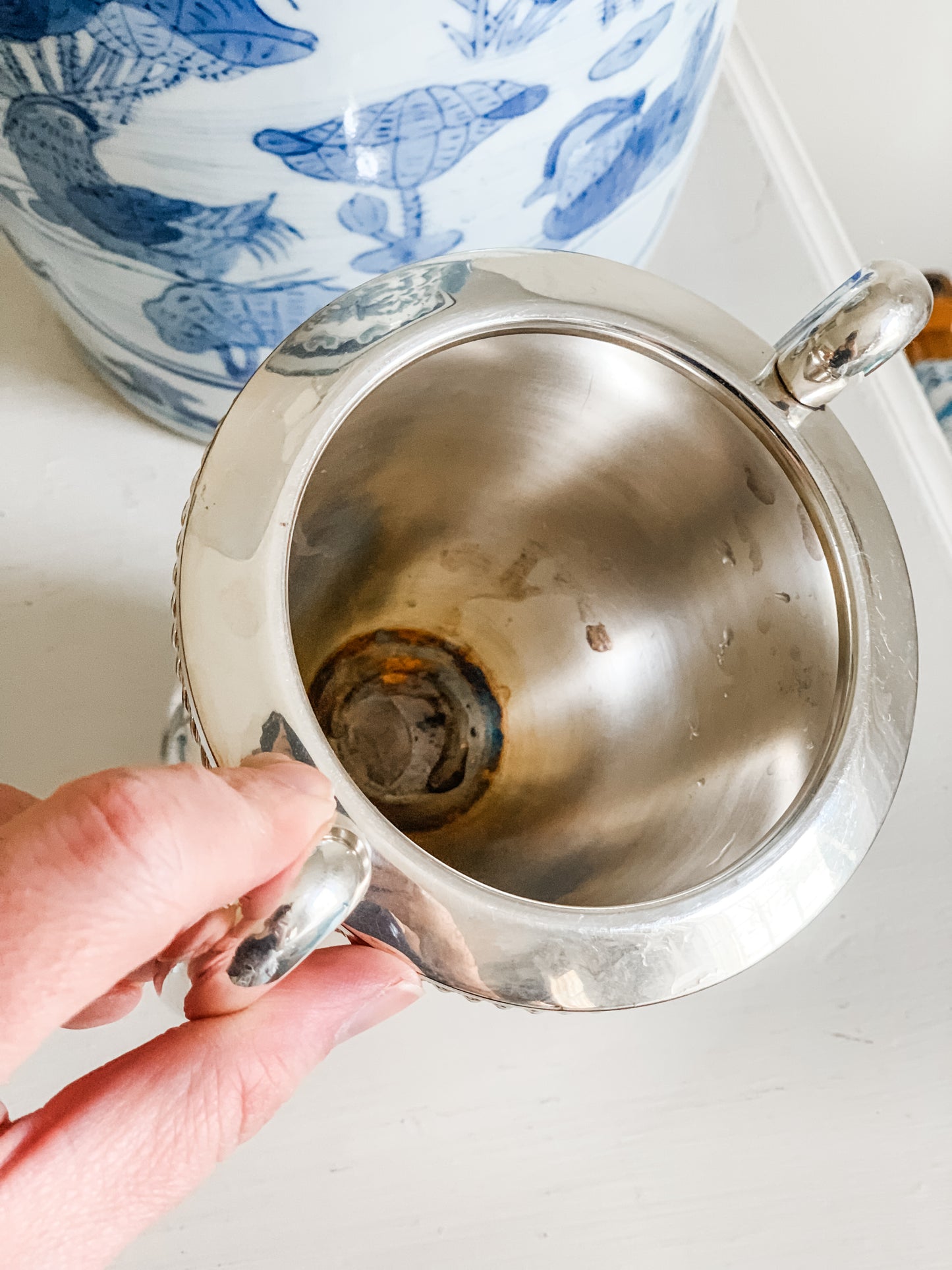 Trophy-Shaped Sugar Bowl Vase