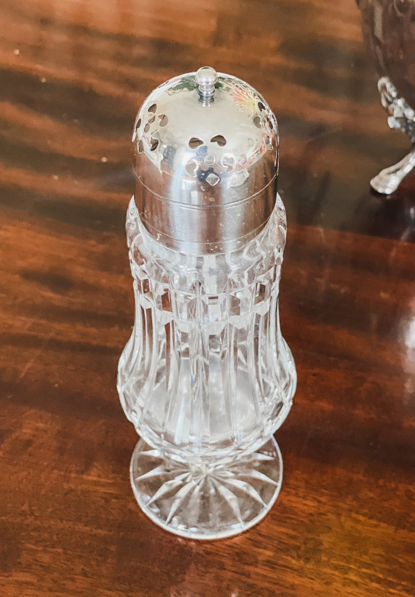 Fabulous Antique Crystal Muffineer