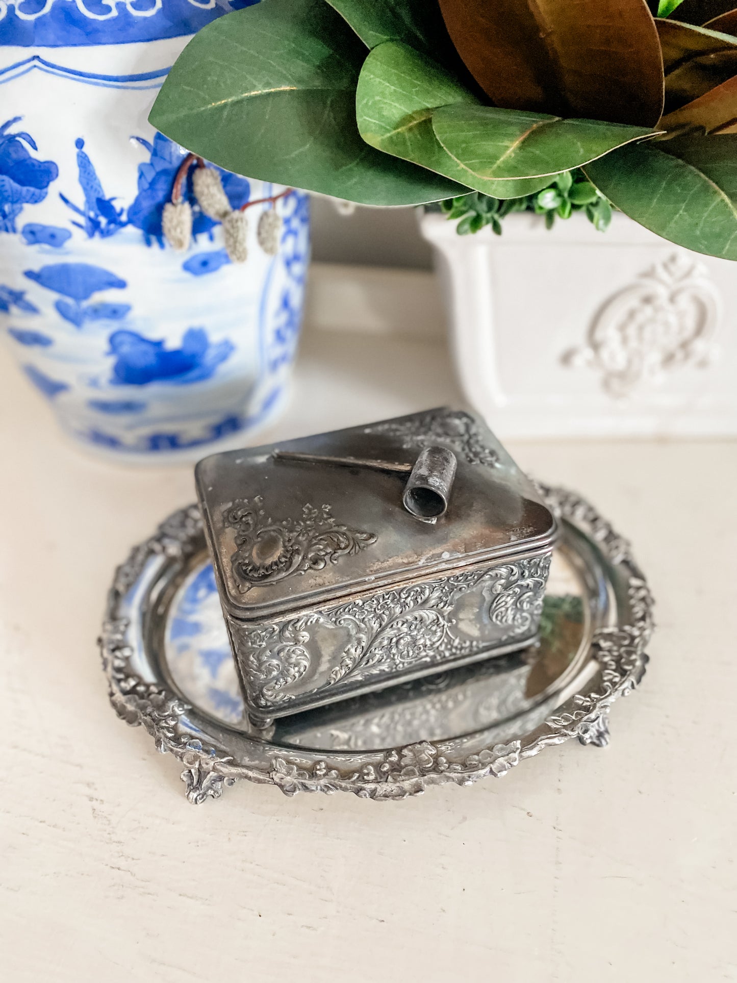 Antique Victorian Tobacco Box