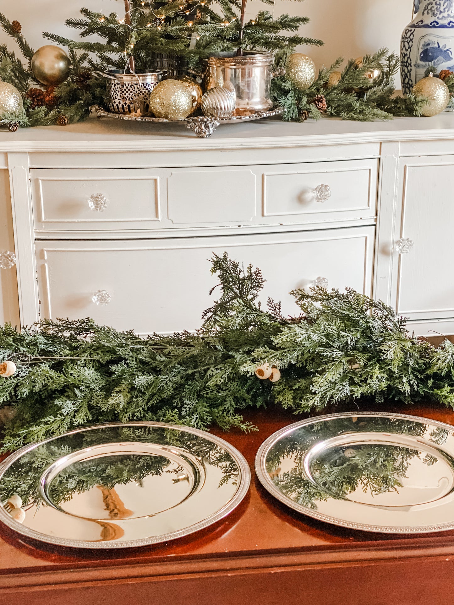 Pair of Chargers Made by the Renowned Brand, Christofle