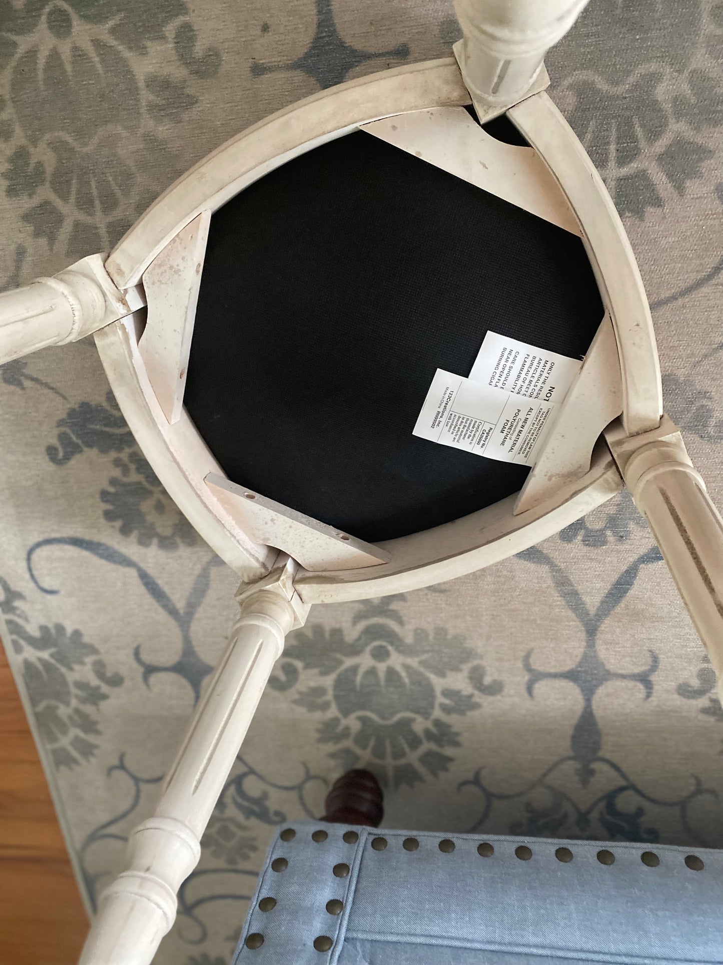 Beautiful Needlepoint Louis XVI Stool