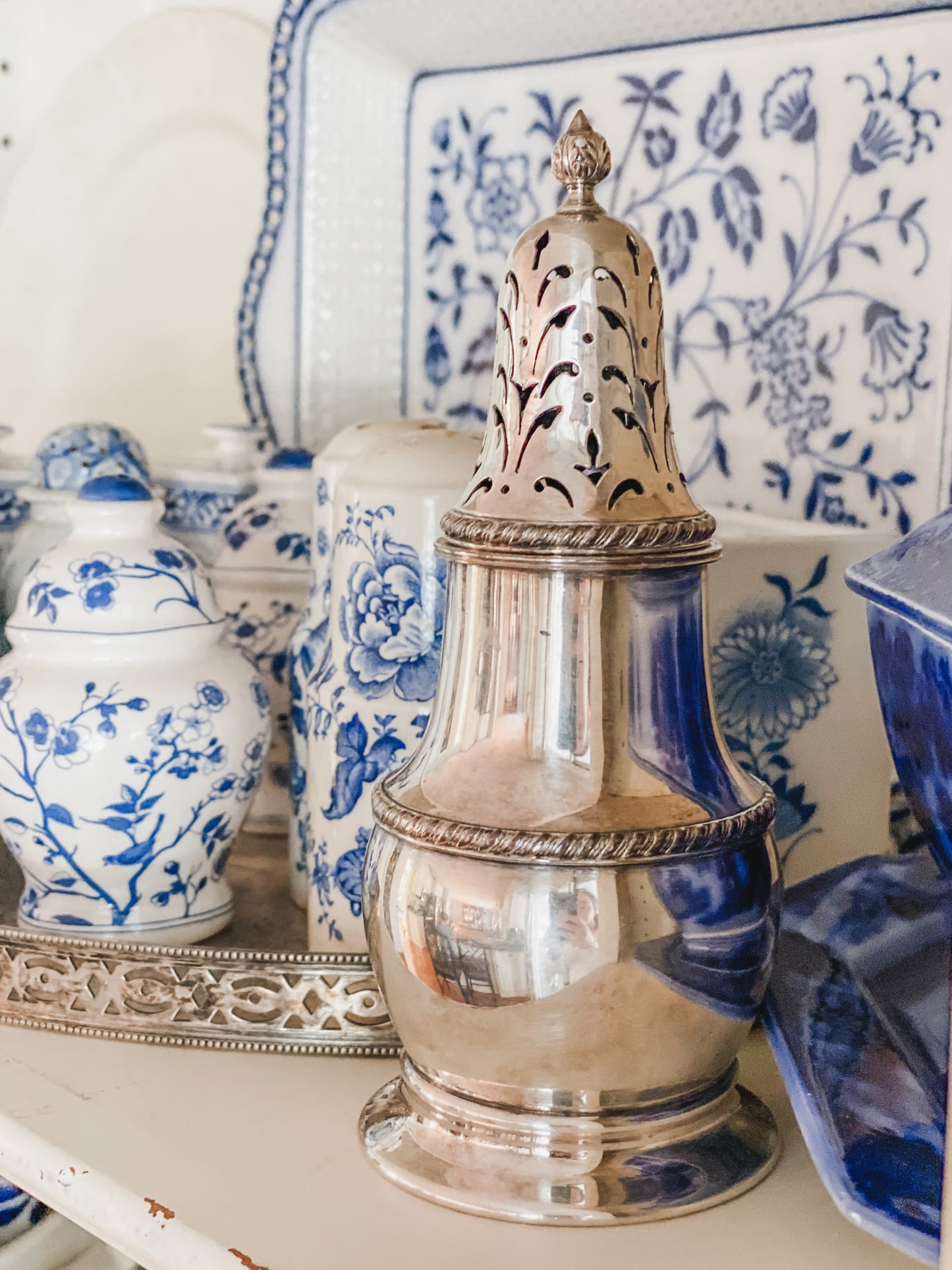 Delightful and Useful Antique Muffineer