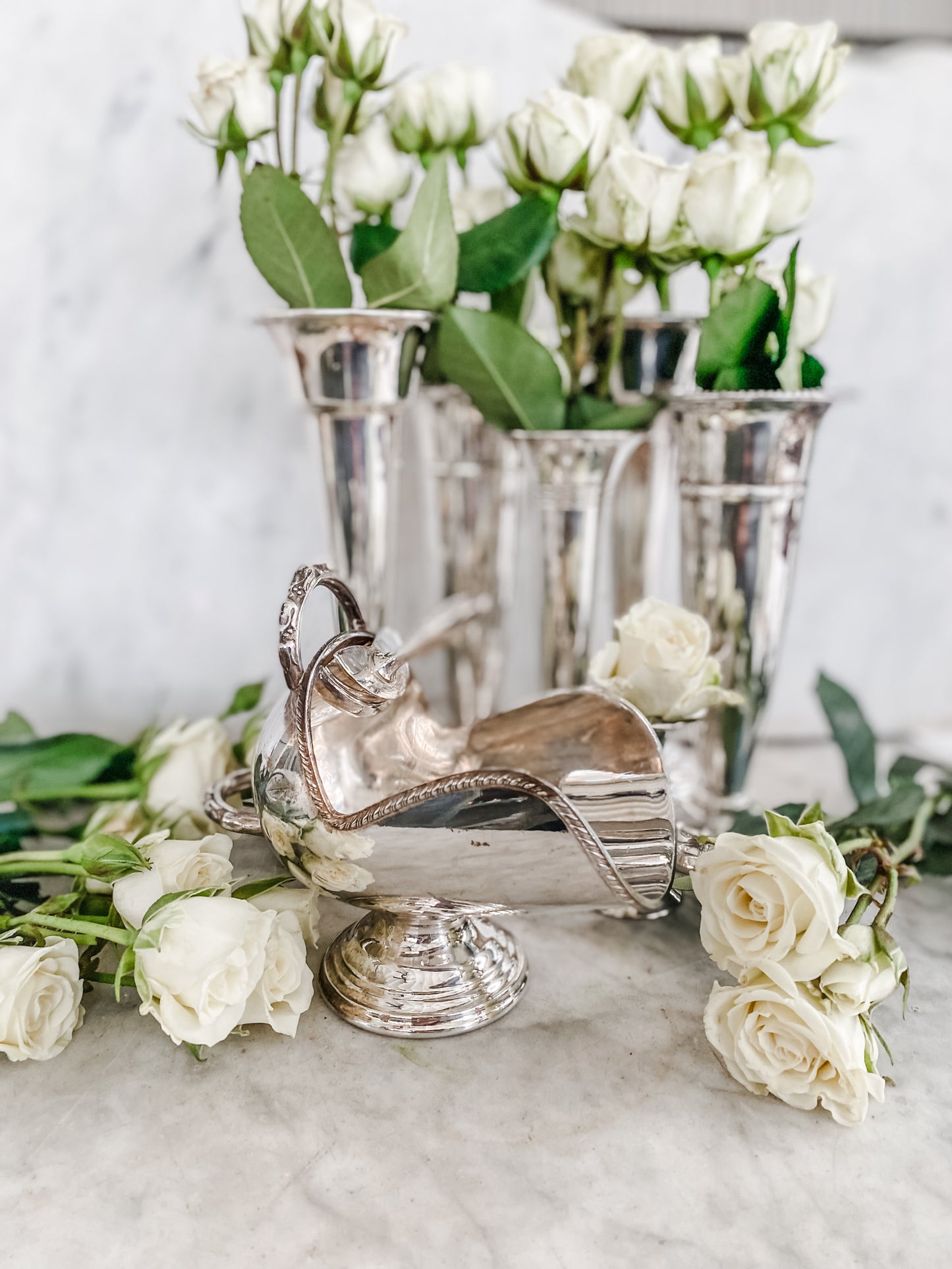 Antique English Sugar Scuttle and Scoop