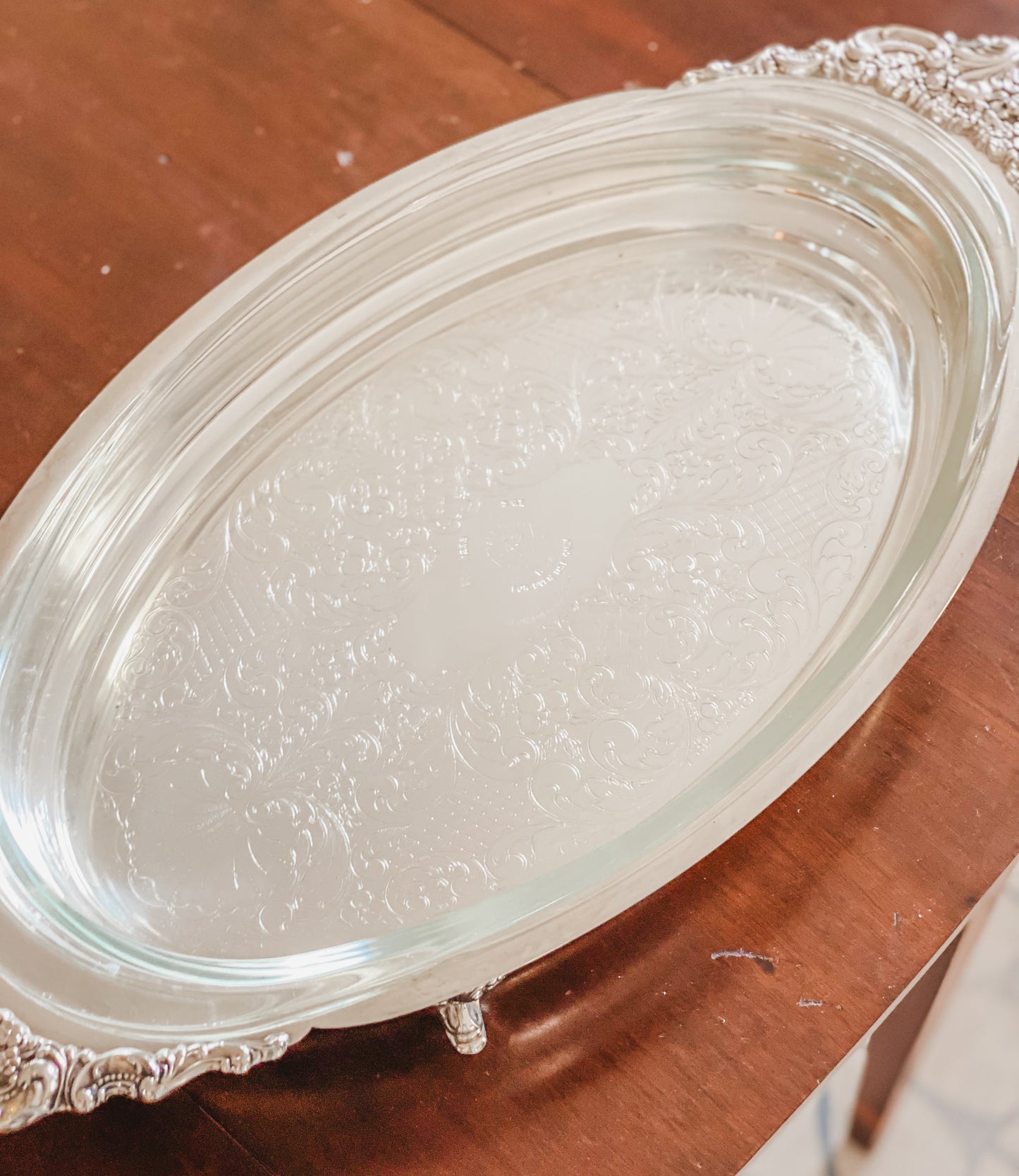 23" Long Huge Baroque Serving Dish