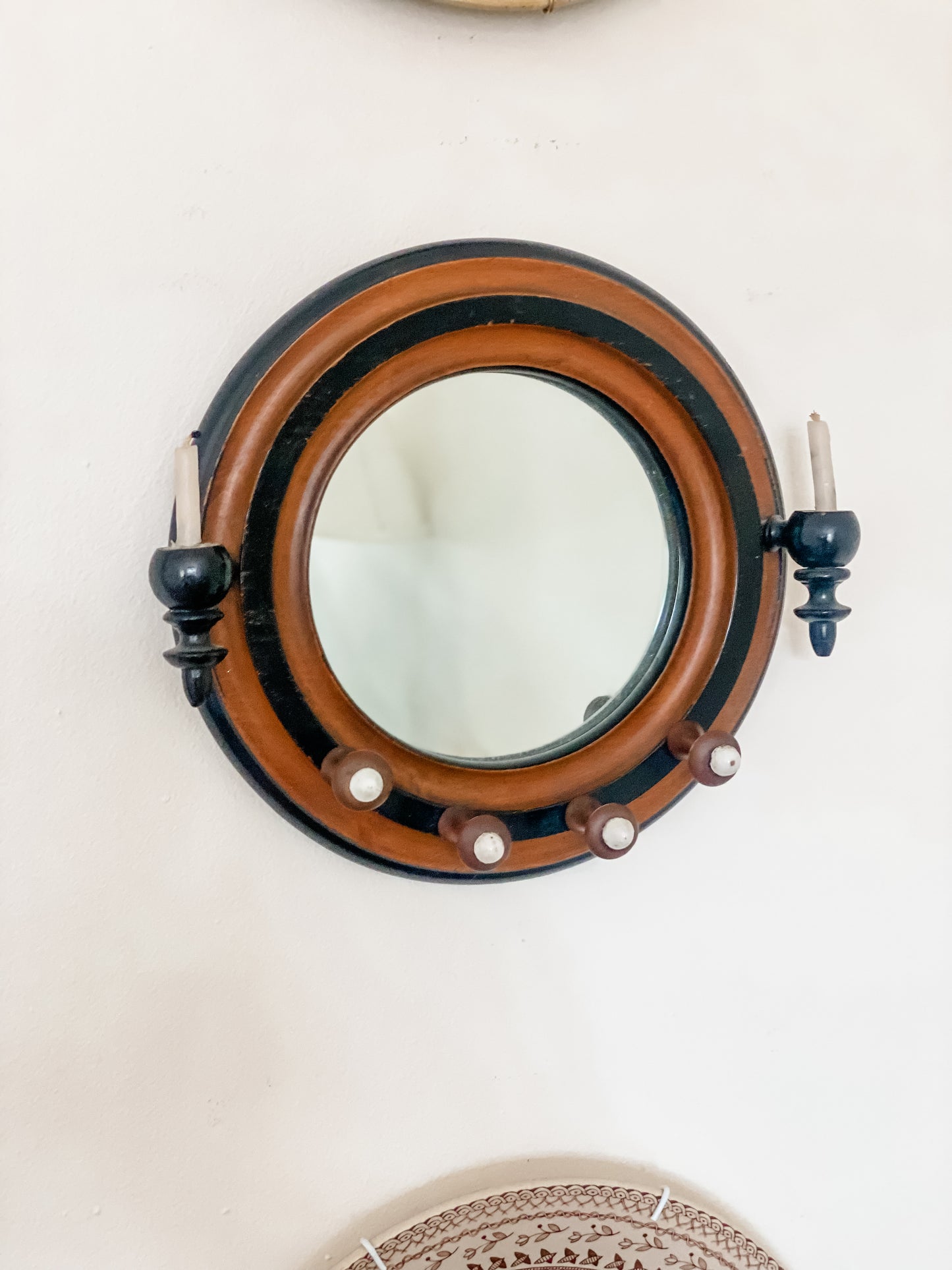 Antique Wooden Mirror