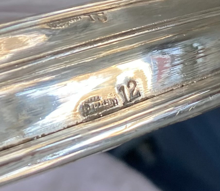 Antique German Greek Key Dish