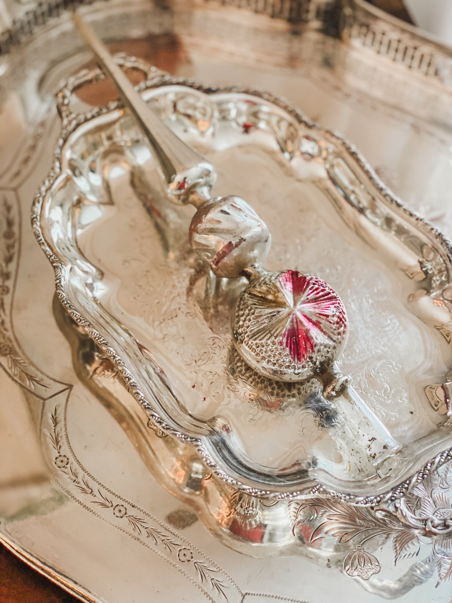 Fabulous Antique  Glass Tree topper