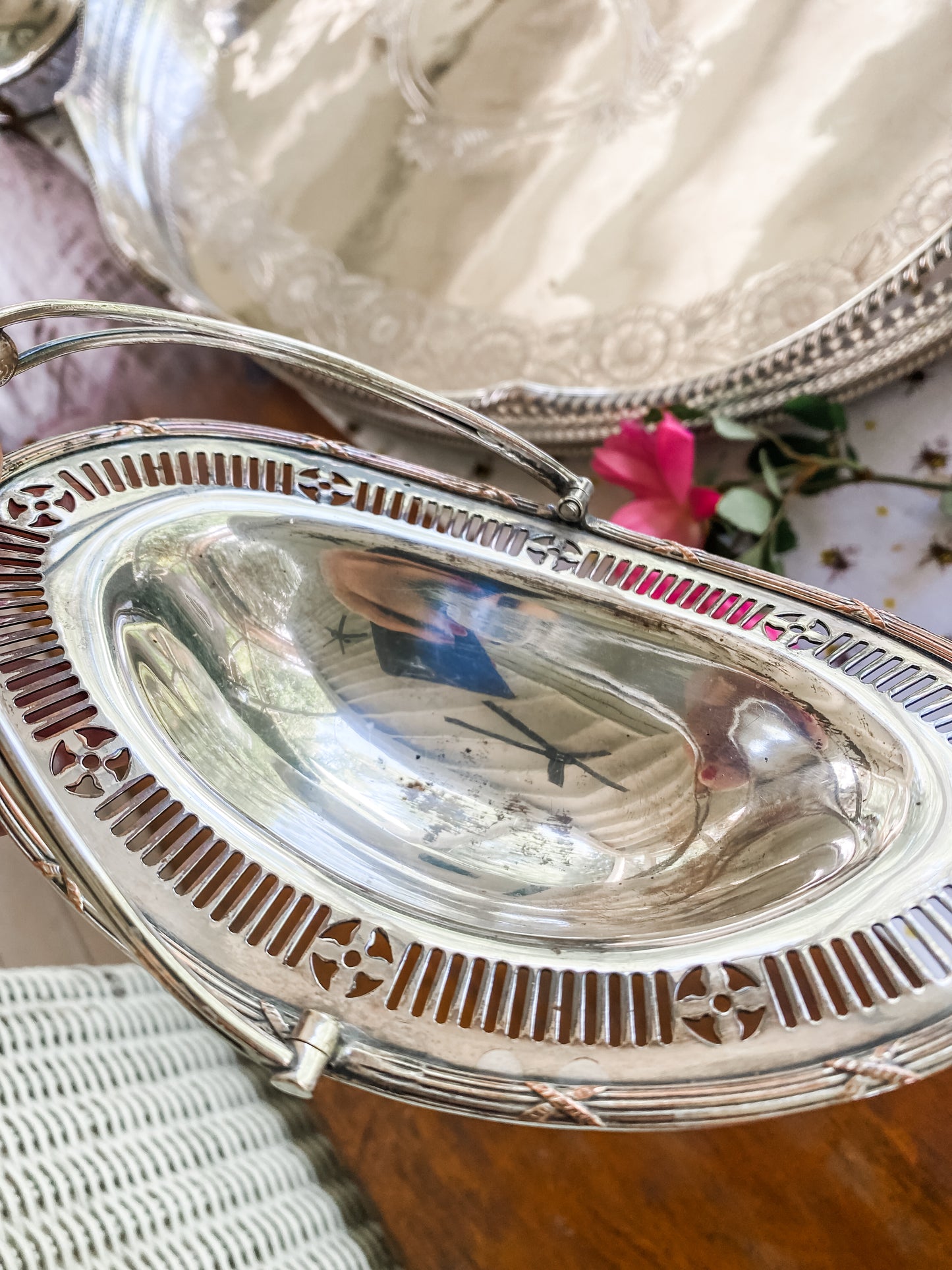 Charming Miniature Antique Basket