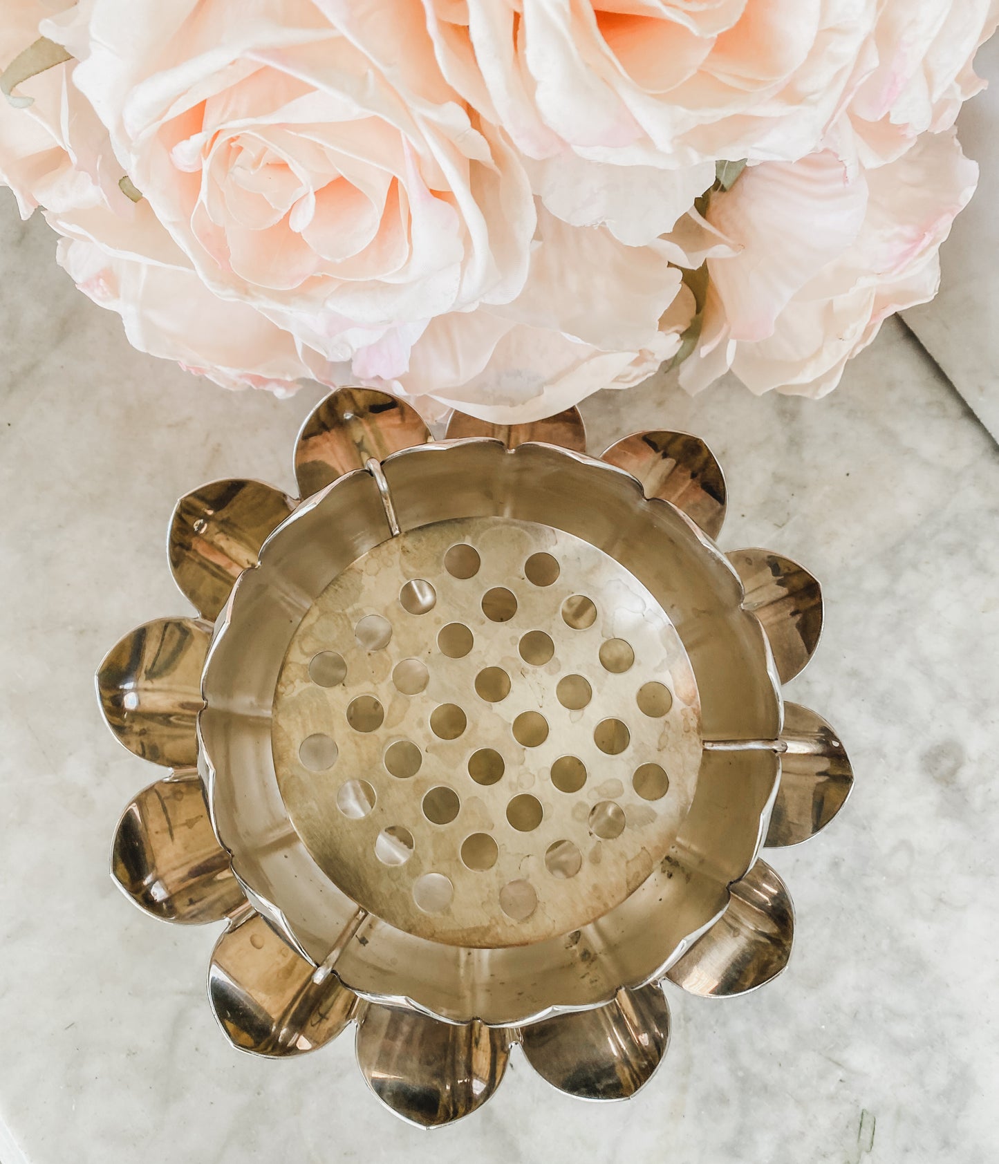 Reed & Barton Water Lily Centerpiece with Flower Frog – Versatile & Elegant