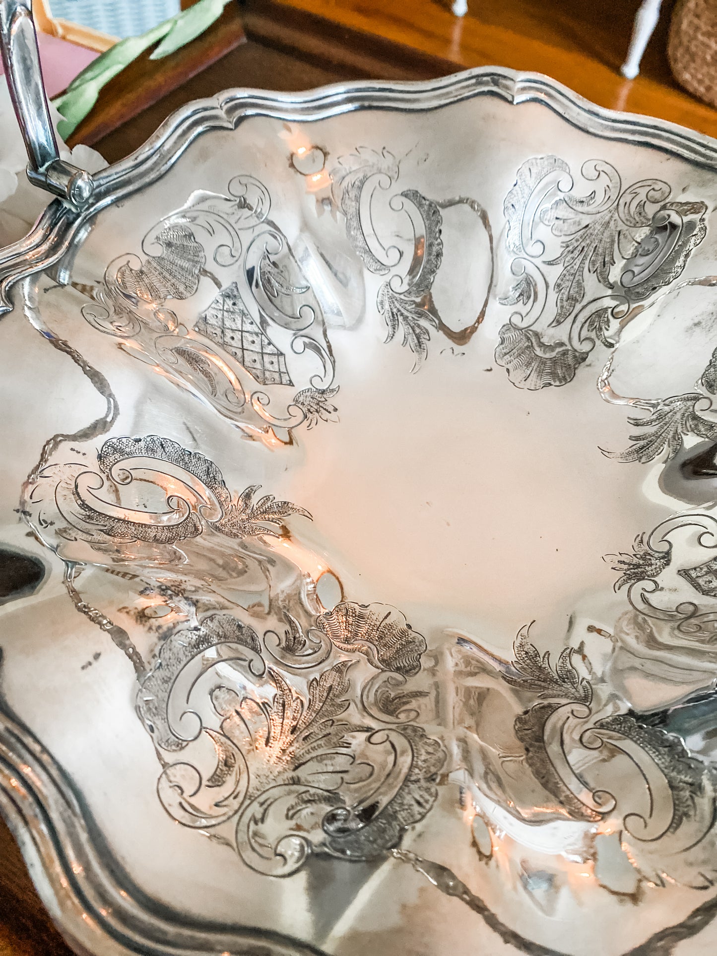 Highly Collectible Antique Basket Made by James Dixon & Sons