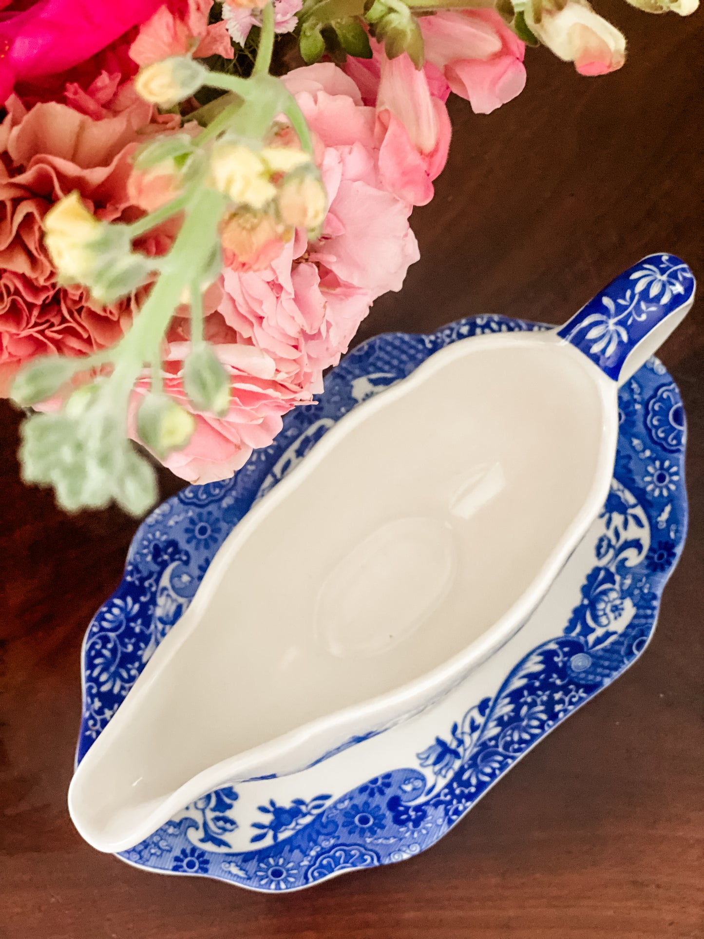 Spode Italian Blue Gravy Boat