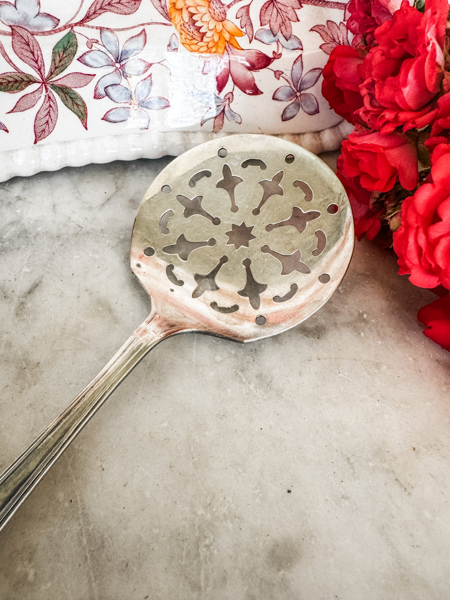 Antique Tomato Server