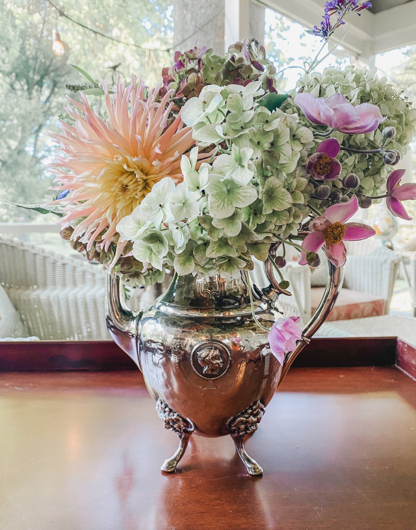 Antique Meriden Coffee Pot