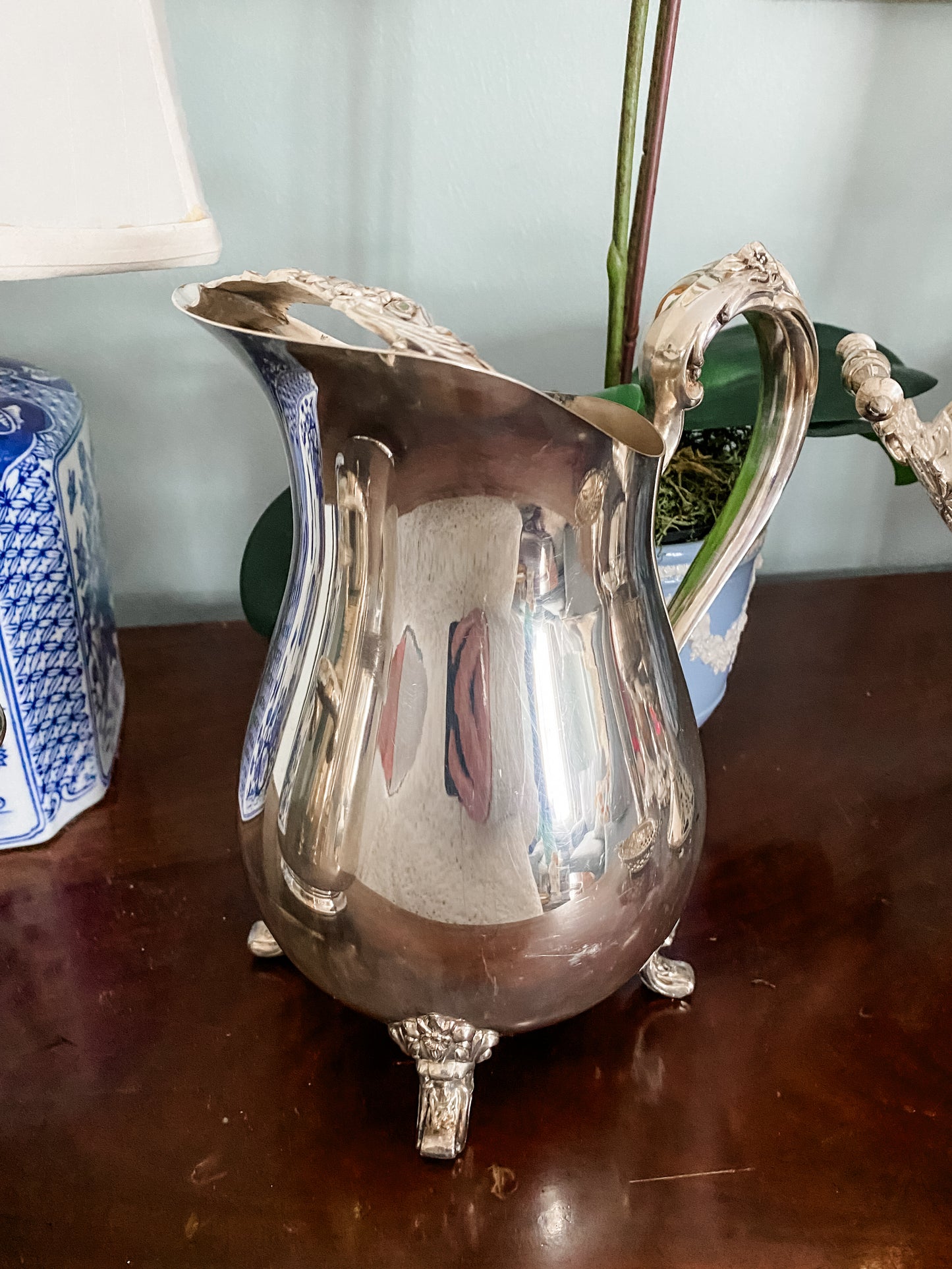Elegant Footed Pitcher