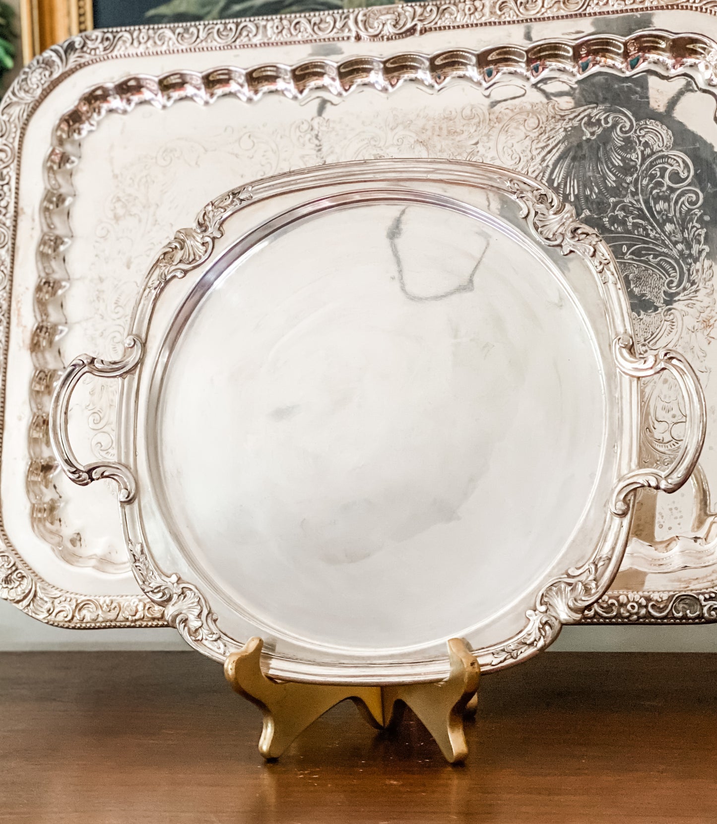 Very Special Antique Tray made by GALLIA Christofle in France