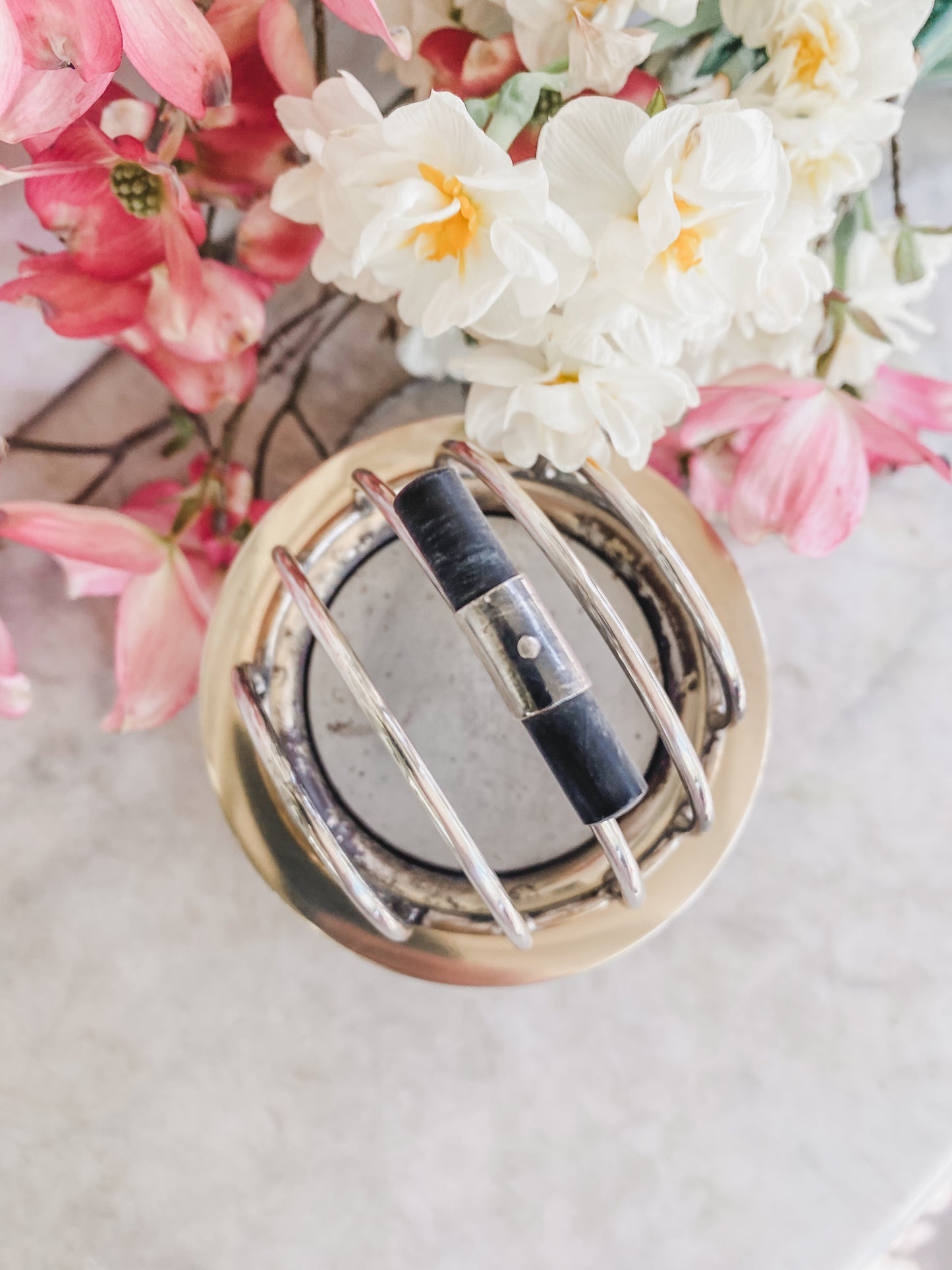 Asprey London Toast Rack with Original Spirit Burner | Orbital Form with Wooden Handle