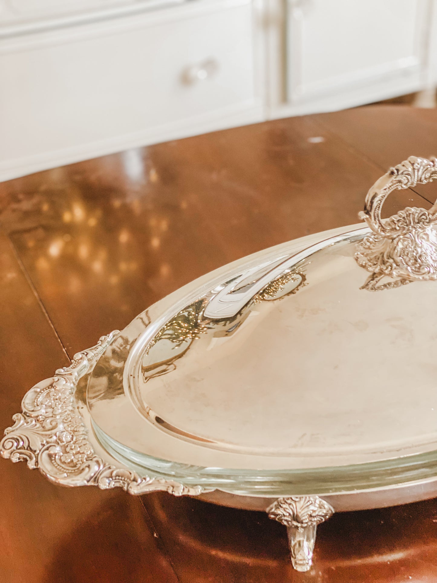 23" Long Huge Baroque Serving Dish