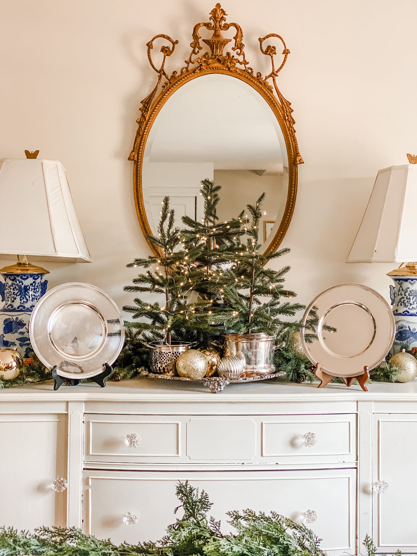 Pair of Chargers Made by the Renowned Brand, Christofle