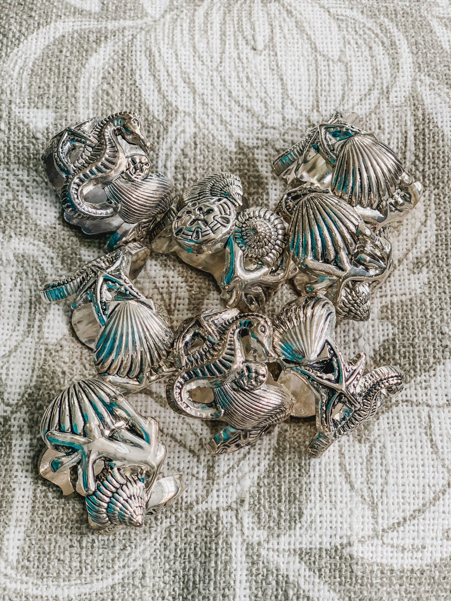 Set of 8 Nautical Napkin Rings