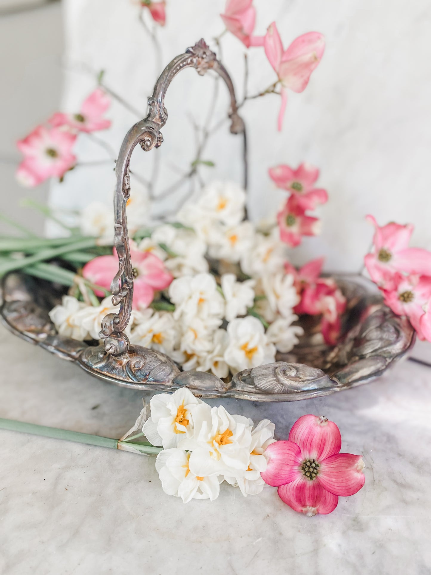 Antique Victorian Bridal Basket – Brittania Plate