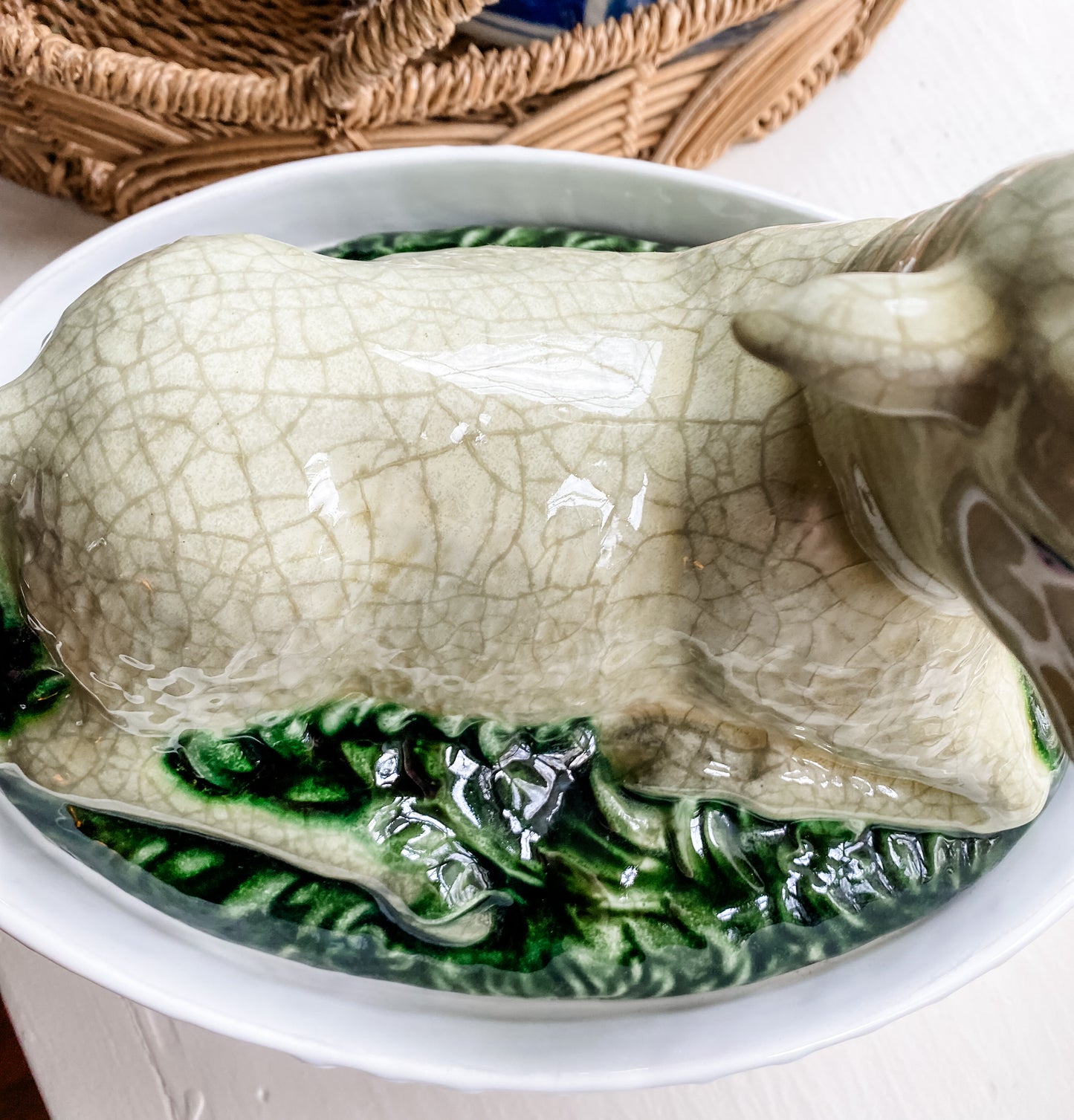 Mottahedeh Lamb Tureen Made in Portugal