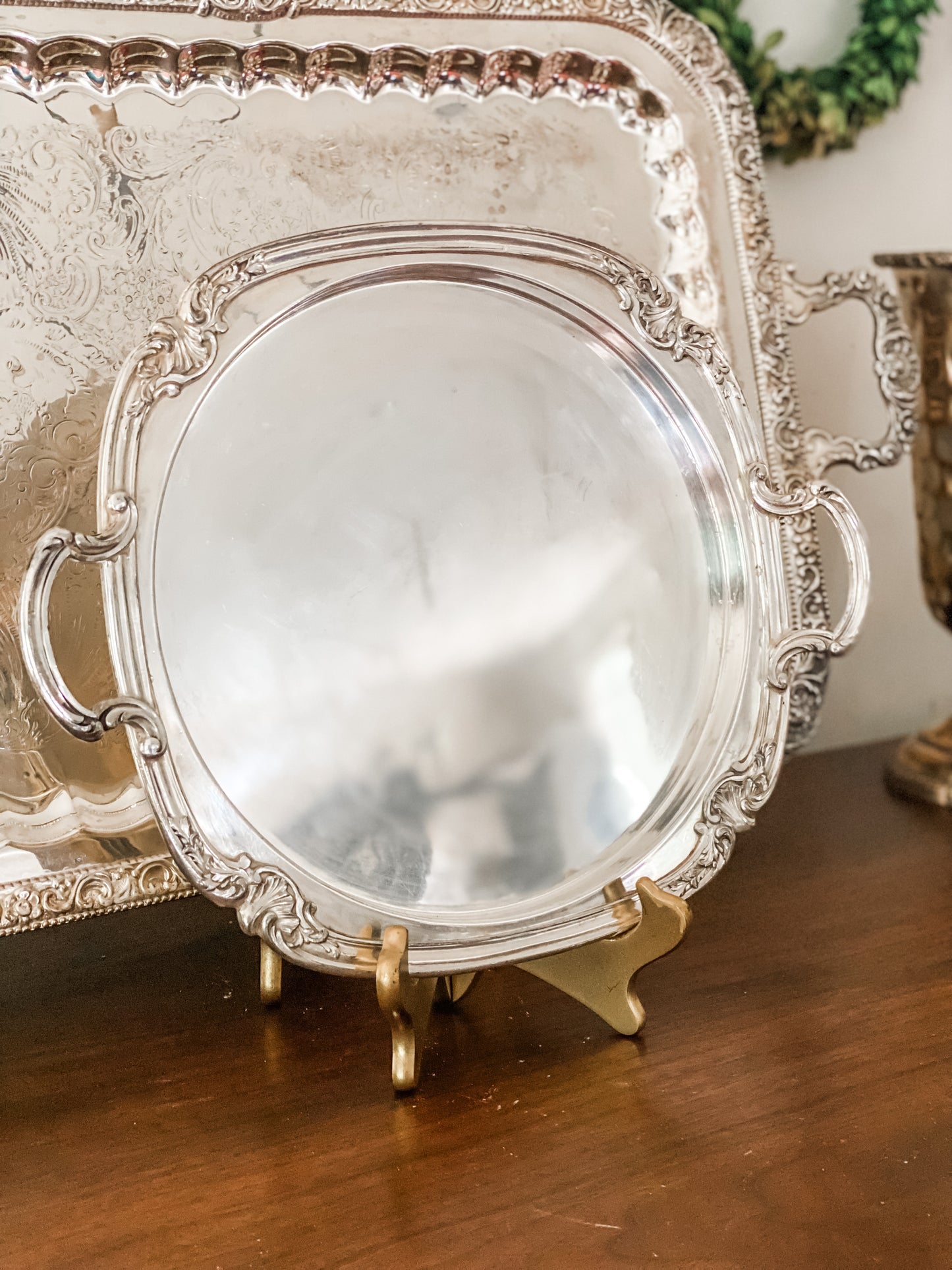 Very Special Antique Tray made by GALLIA Christofle in France