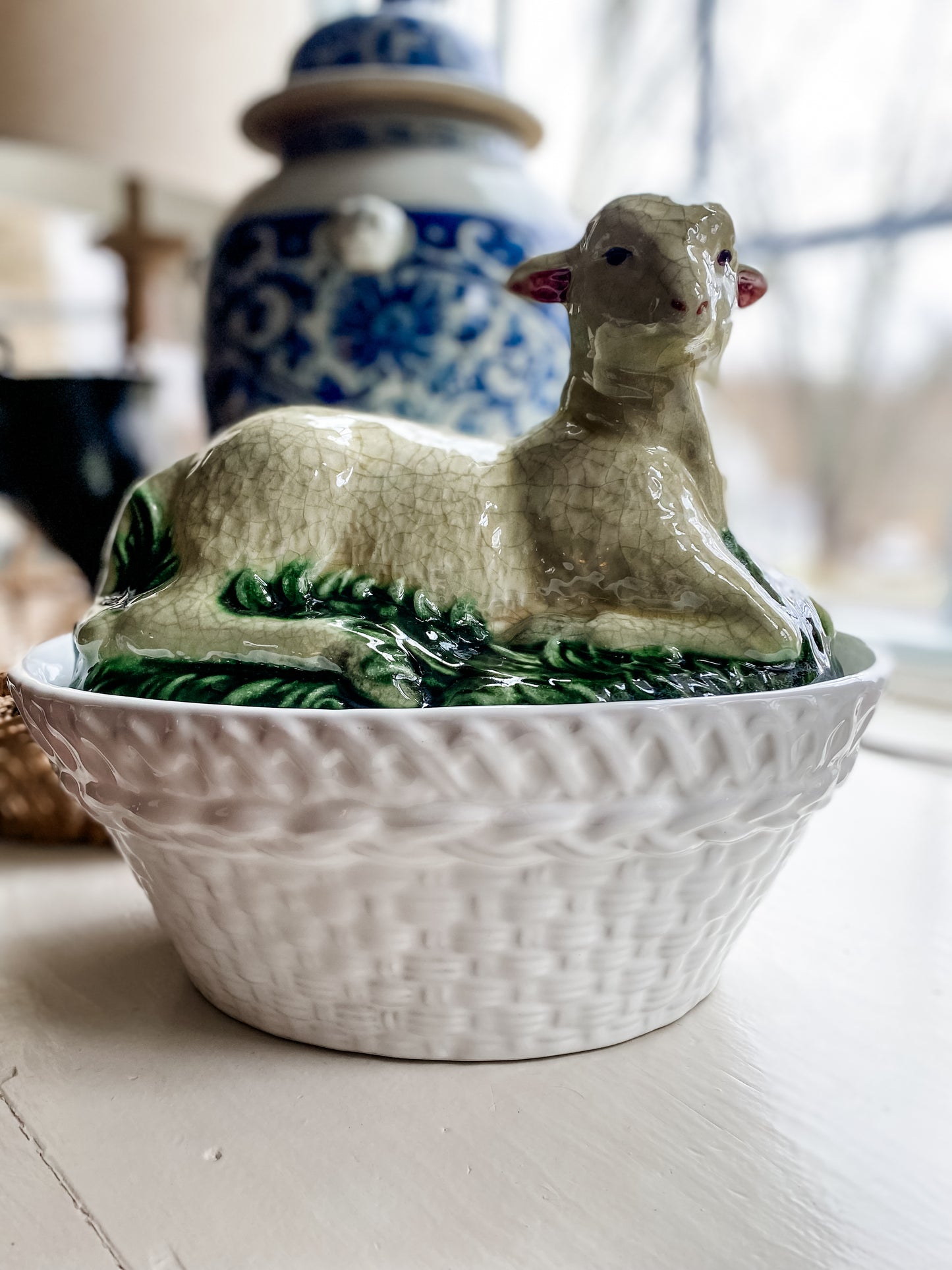 Mottahedeh Lamb Tureen Made in Portugal